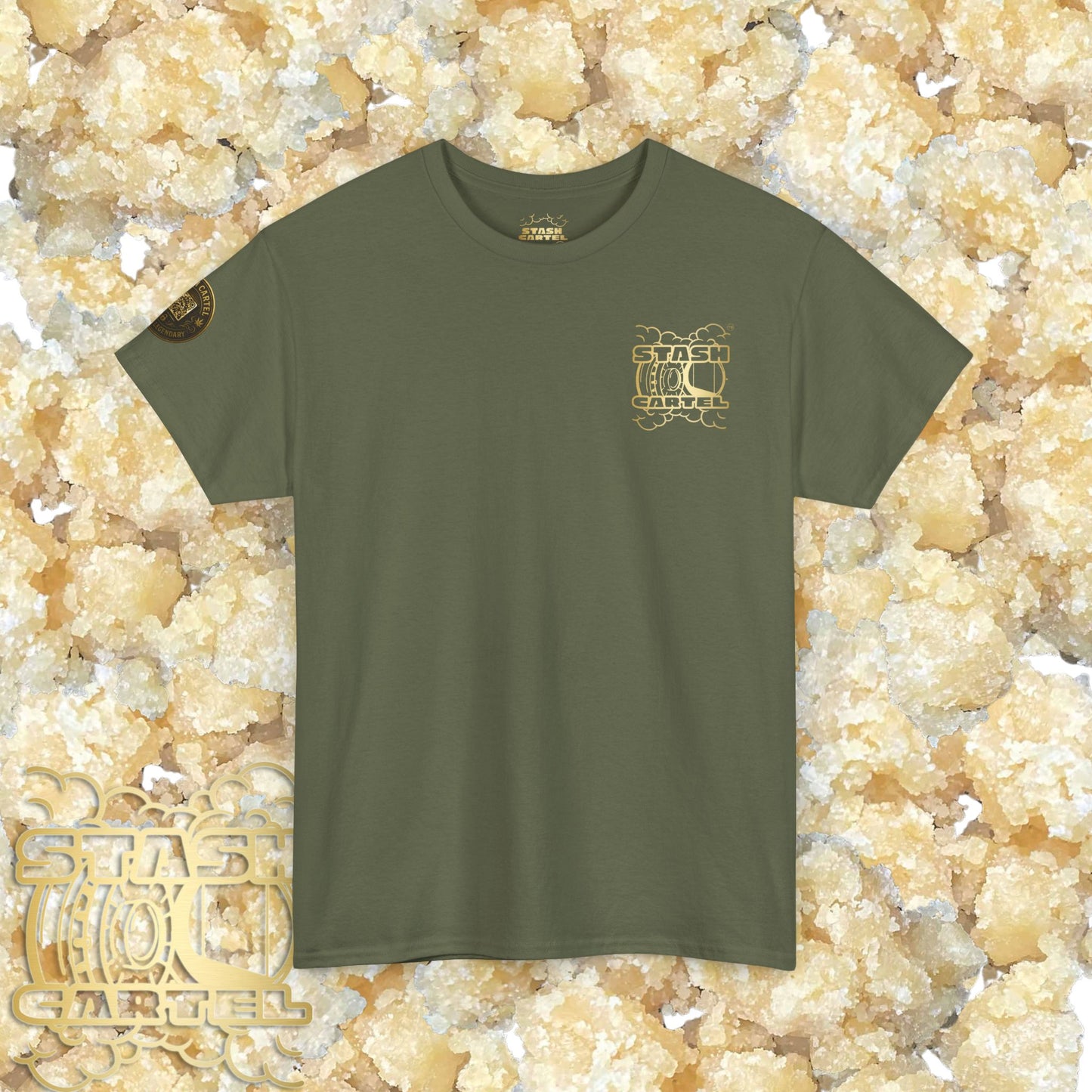 GMO Sherbet Sugar Wax Tee – Full Spectrum Drip, Loud & Creamy Unisex Heavy Cotton Tee