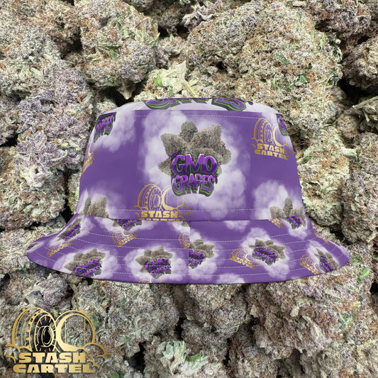 GMO Grapes Bucket Hat – Grape Gas Inspired Streetwear with Bold Flavor