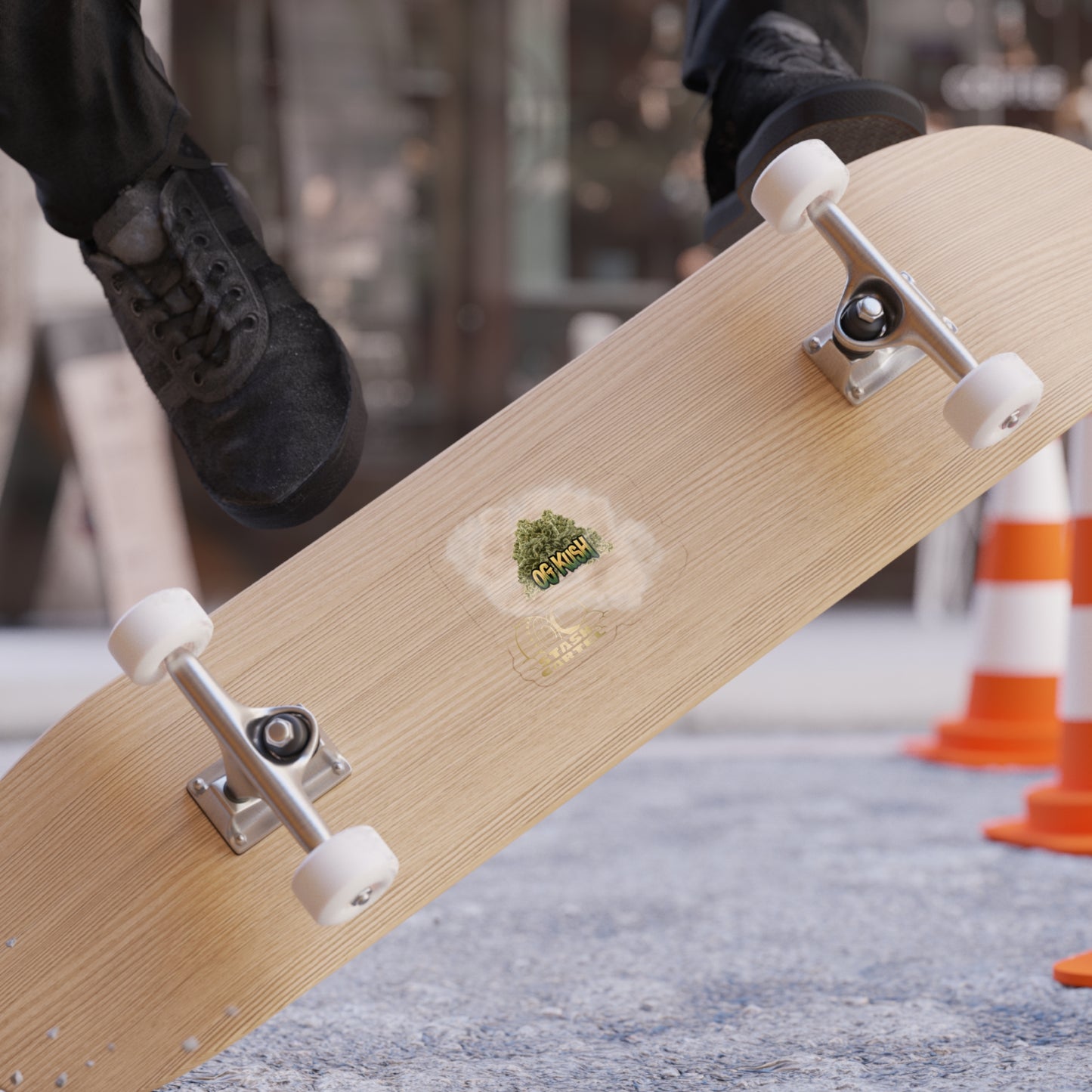 OG Kush Transparent Outdoor Sticker – Weed Lifestyle Collectible