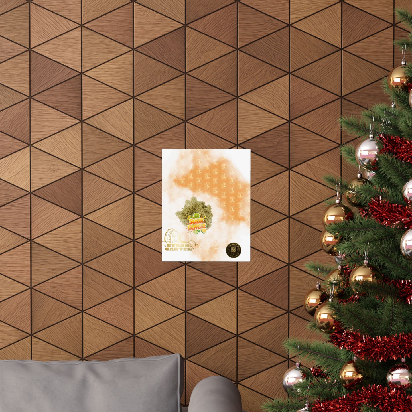 🍊⚡ Sour Tangie Poster – Citrus-Forward Sativa Poster with Diesel Drive