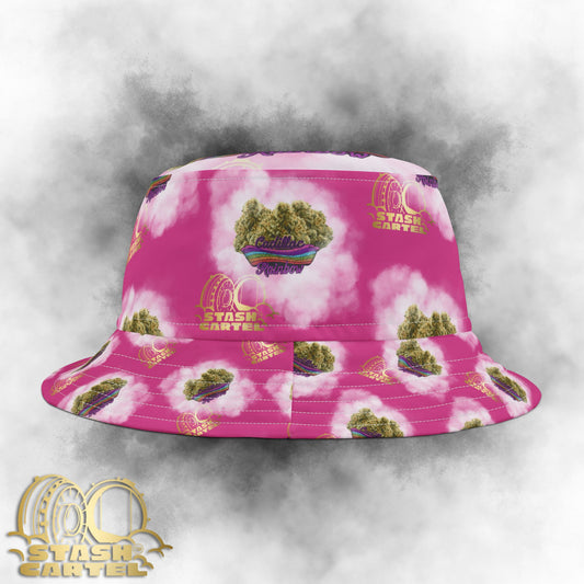 Cadillac Rainbow Bucket Hat – High-Speed Color Flex with Luxe Drip