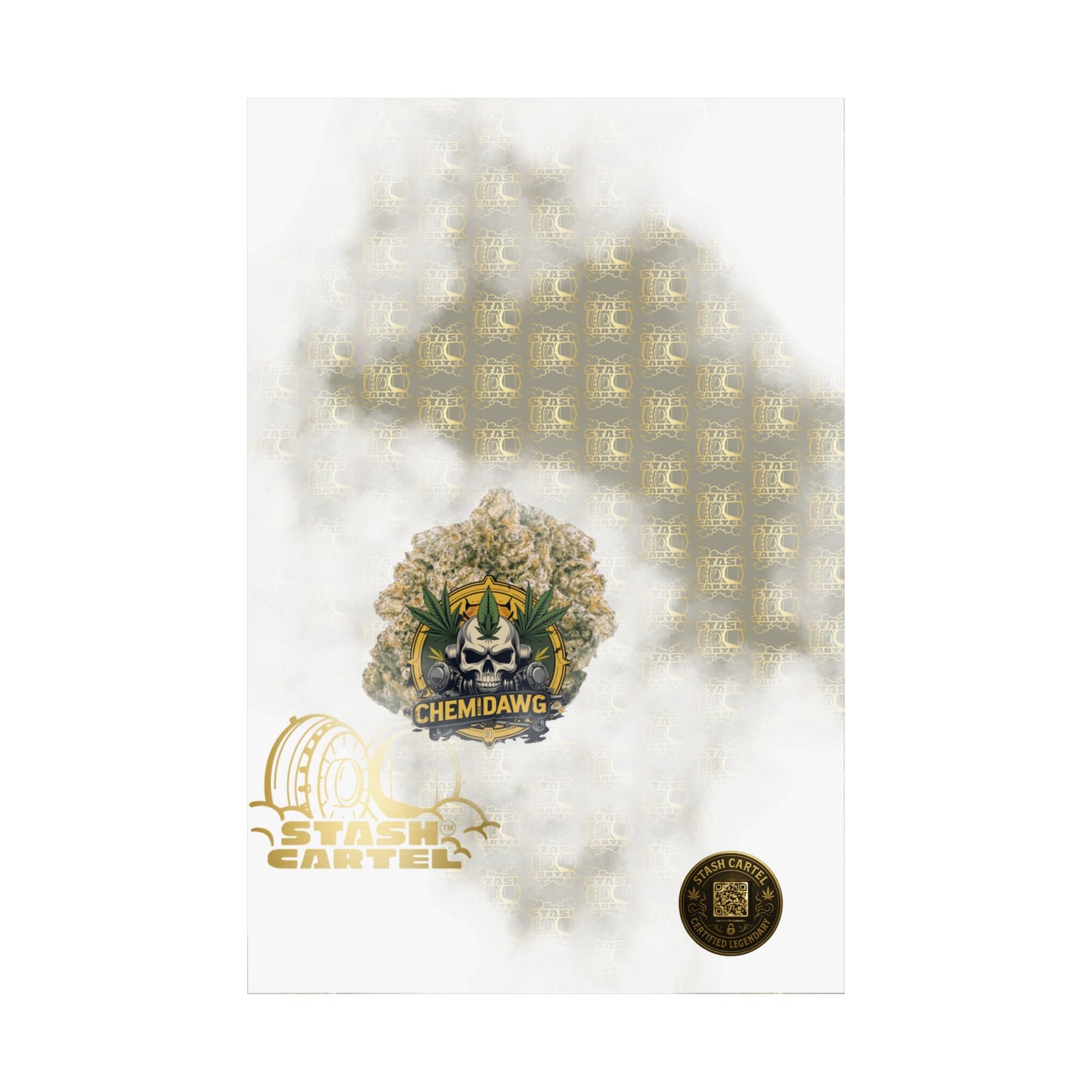 🧪⛽ Chemdawg Poster – Classic Gas Strain Wall Art with Heavy Hybrid Energy