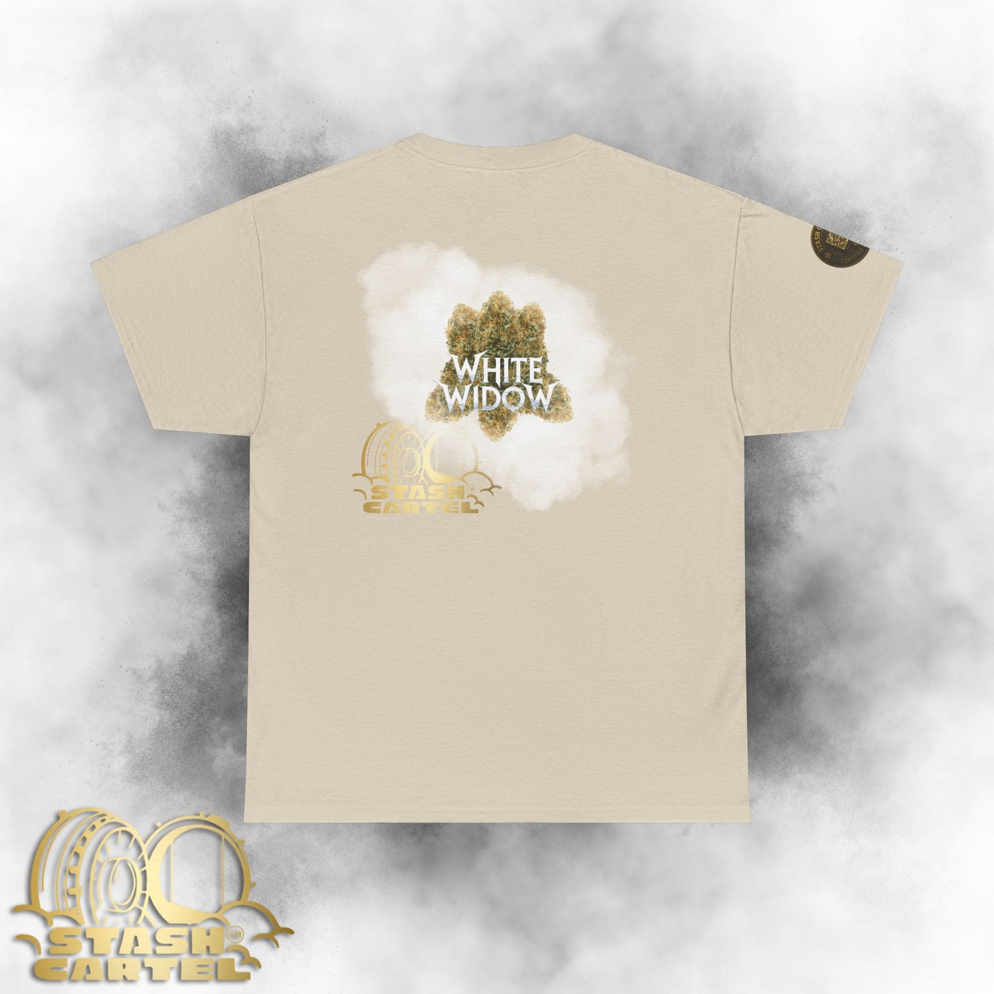 White Widow Tee – Frosted Hybrid Knockout Unisex Heavy Cotton Tee