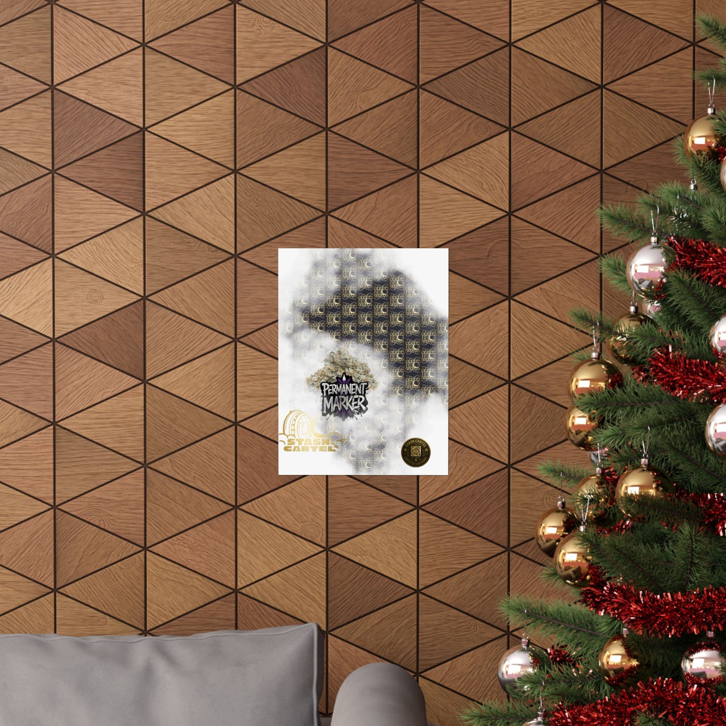 🖊️💥 Permanent Marker Poster – Loud Hybrid Wall Print with Candy Gas & Funk