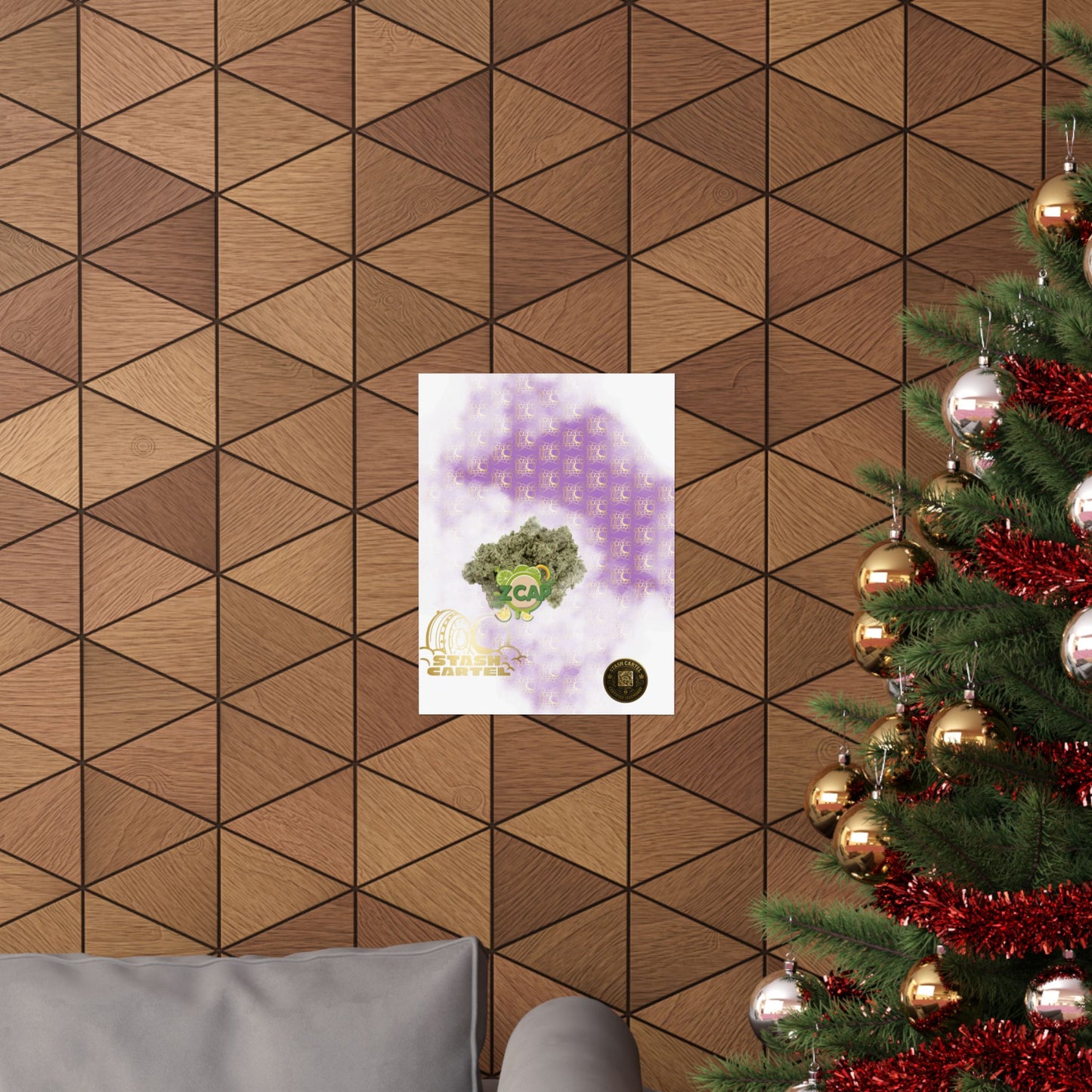 🧢🍬 Z Cap Poster – Designer Zkittlez Hybrid Wall Poster with Drippy Terps