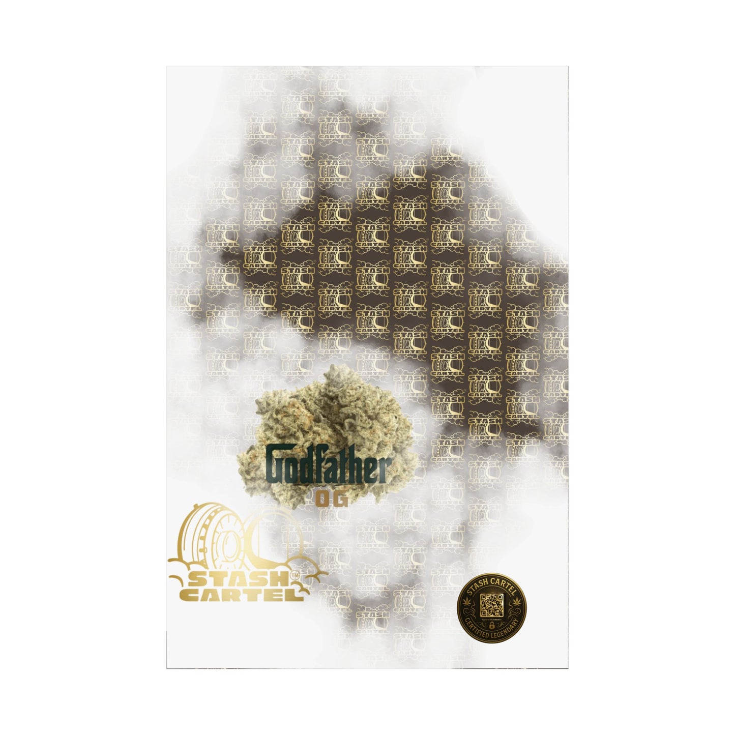 🕴️💨 "Godfather OG" Indica Poster – The Don of Heavy OGs