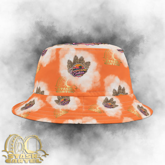 Tropicana Cookies Bucket Hat – Citrus Crunch Meets Sunset Sweet