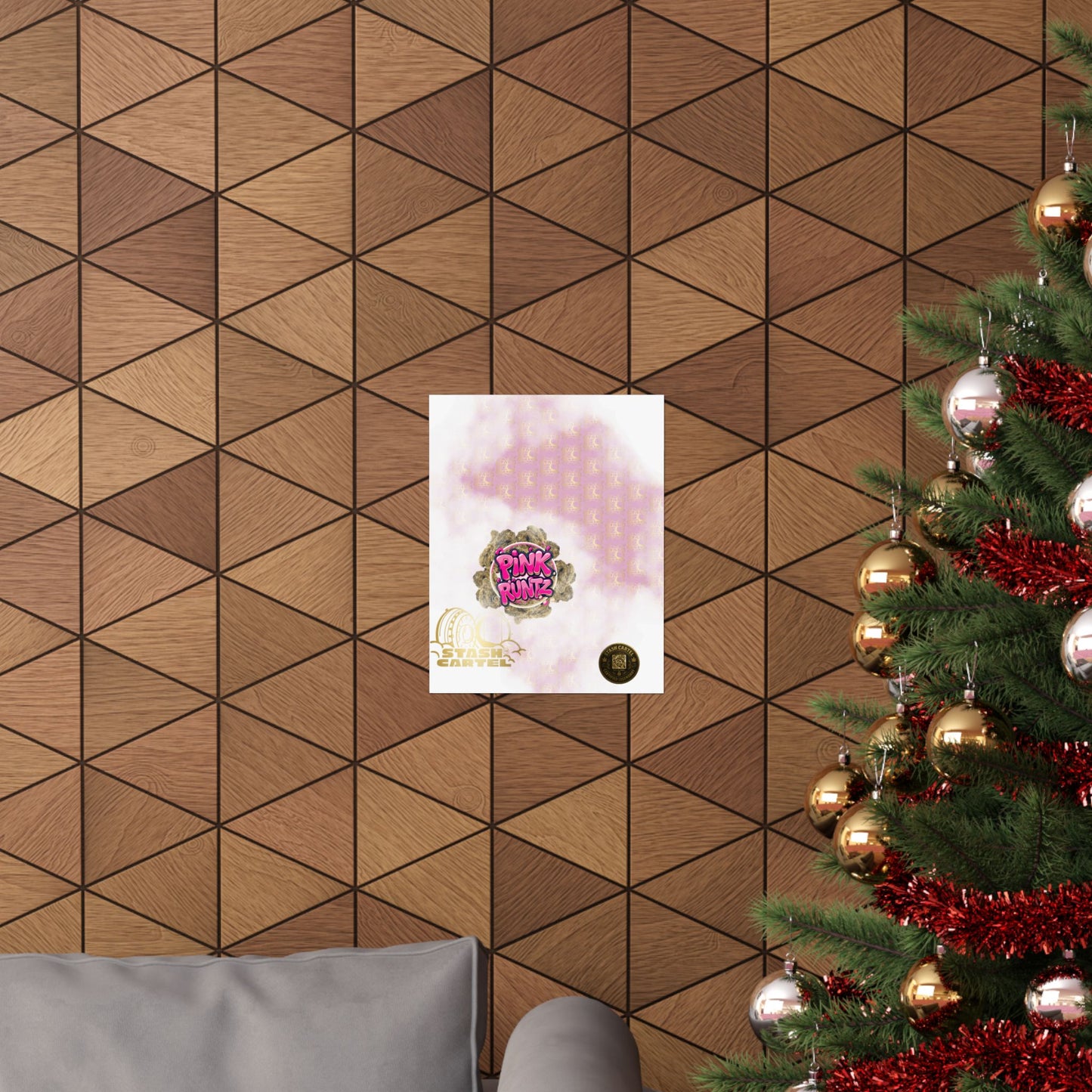 🎀🍭 Pink Runtz Poster – Designer Candy Gas Wall Art with Hybrid Bliss
