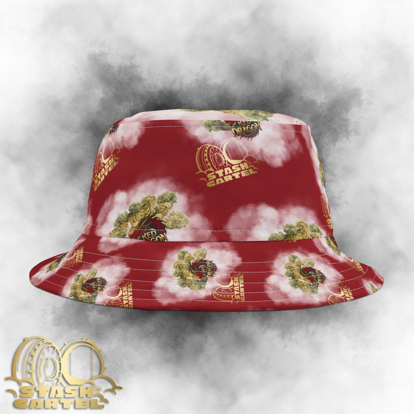 Red Dragon Bucket Hat – Exotic Fire with Mythic Energy