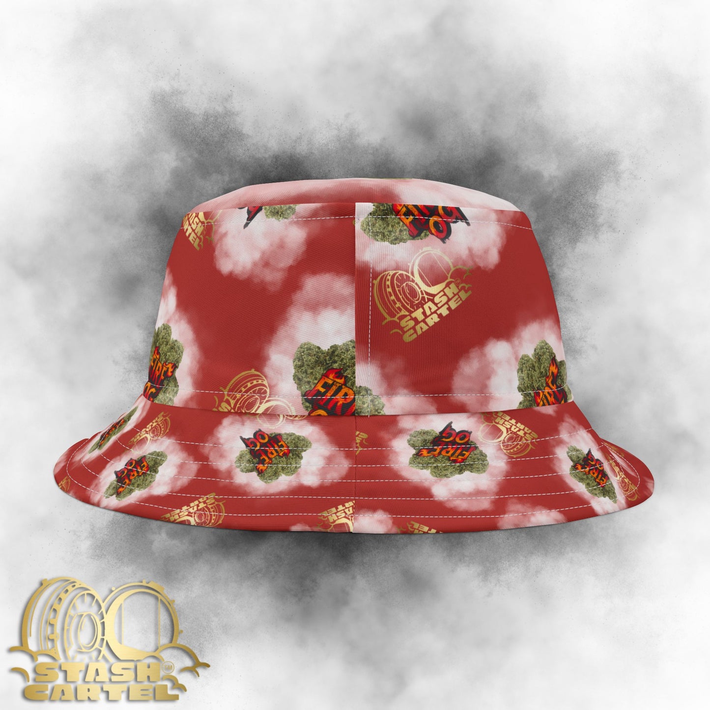 Fire OG Bucket Hat – Legendary Gas with Burn-Through Style