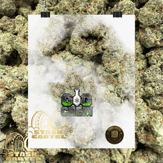 OG Chem Strain Poster – Loud Gas Cannabis Art for True Heads