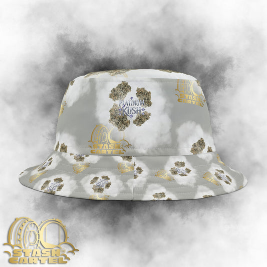 Platinum Kush Bucket Hat – Luxe Style for Laid-Back Royalty