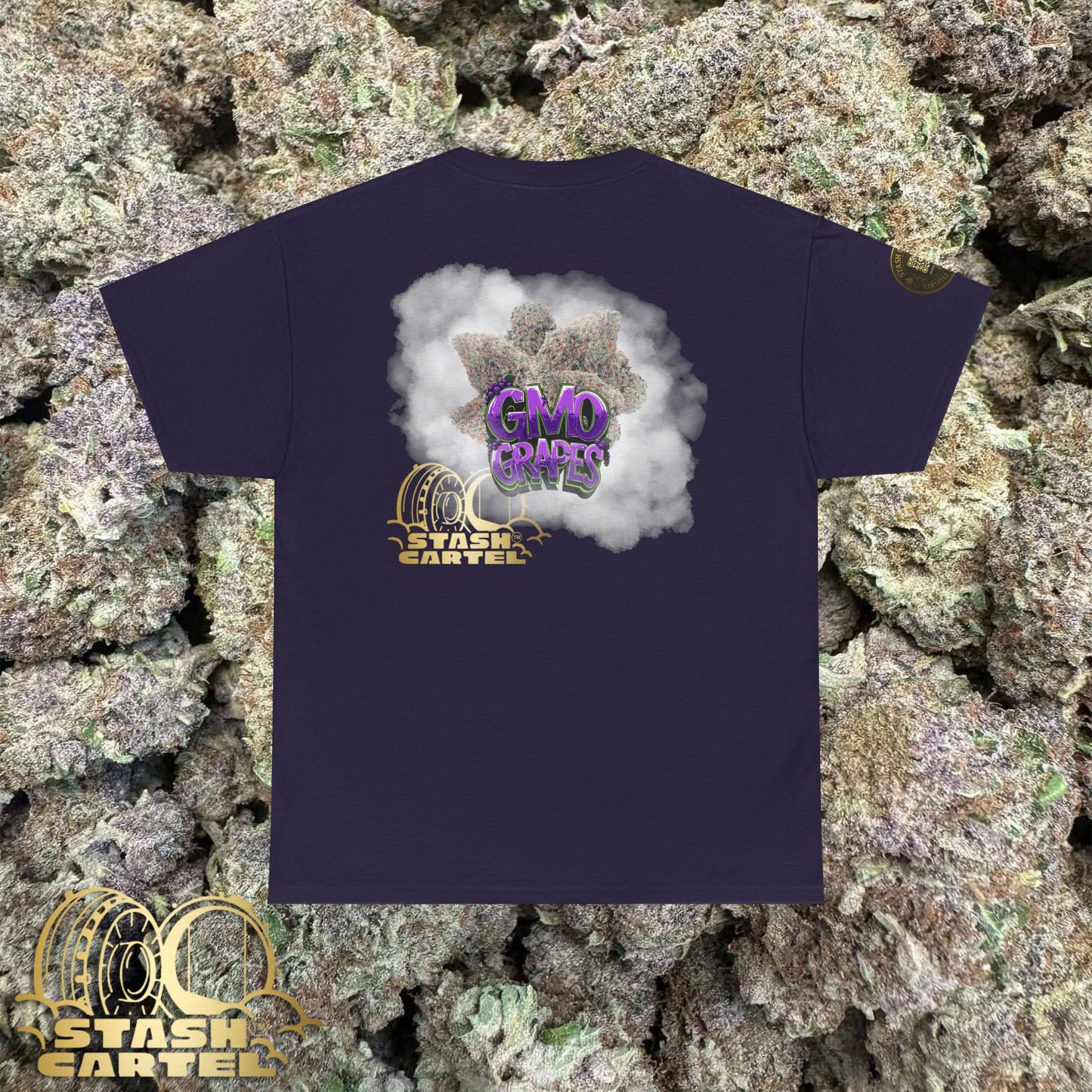 GMO Grapes Tee – Heavy Funk, Purple Drip, Legendary Loud Unisex Graphic Tee