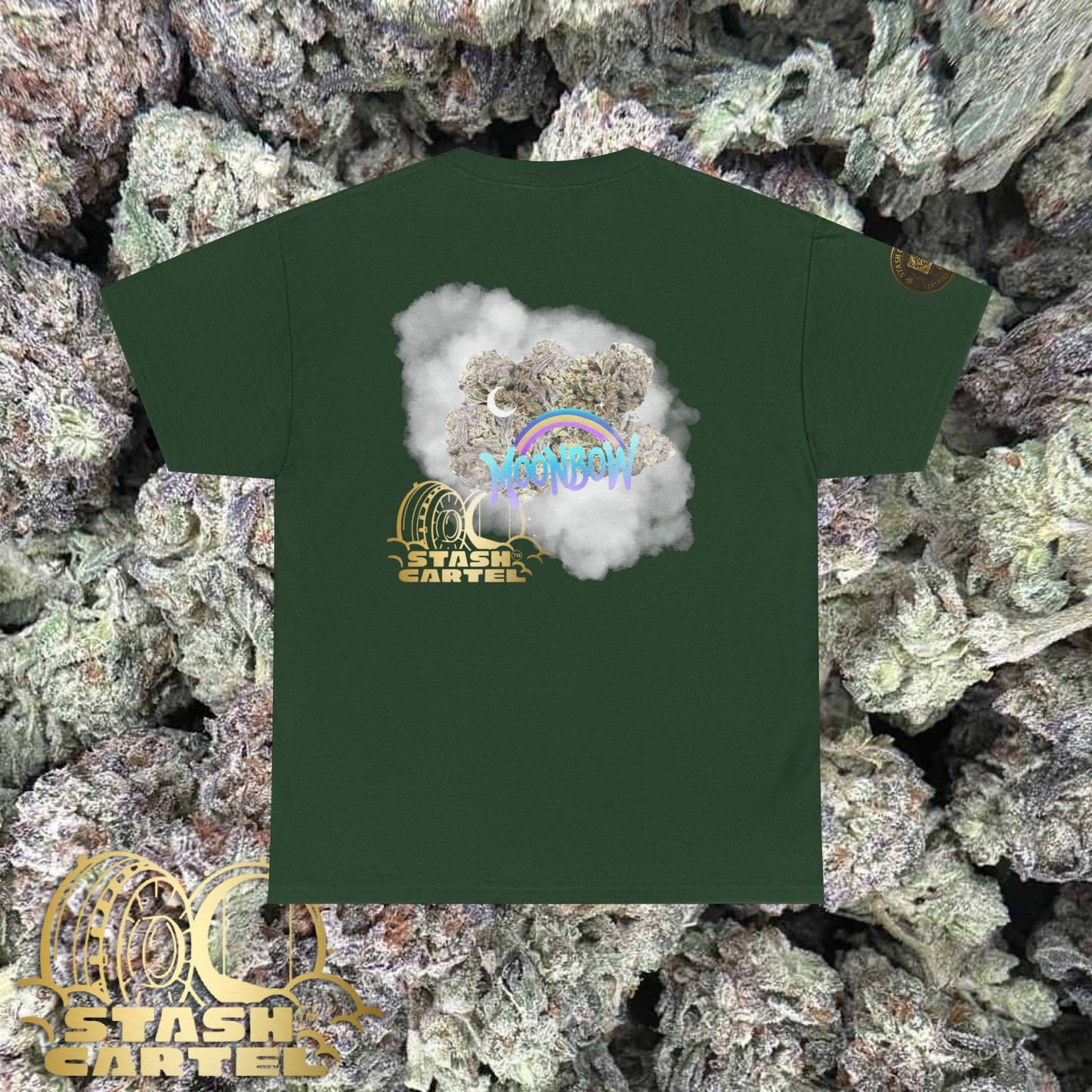 Moonbow Tee – Rainbow Resin Loudwear Unisex Cotton Tee