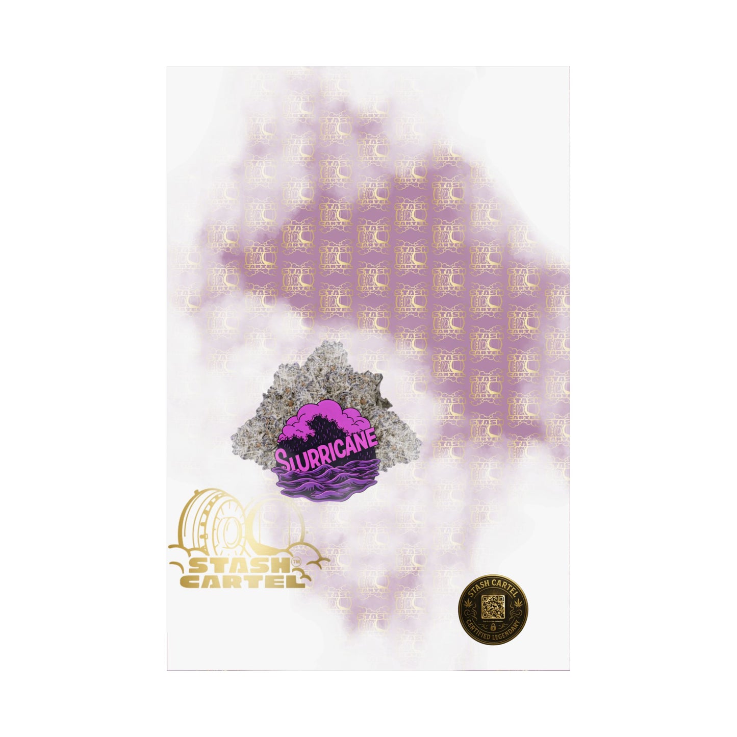 🌪️💜 Slurricane Poster – Indica Power Poster with Creamy Grape Terps