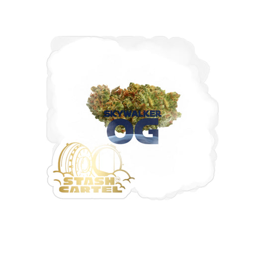 Skywalker OG Transparent Outdoor Sticker – Weed Lifestyle Collectible