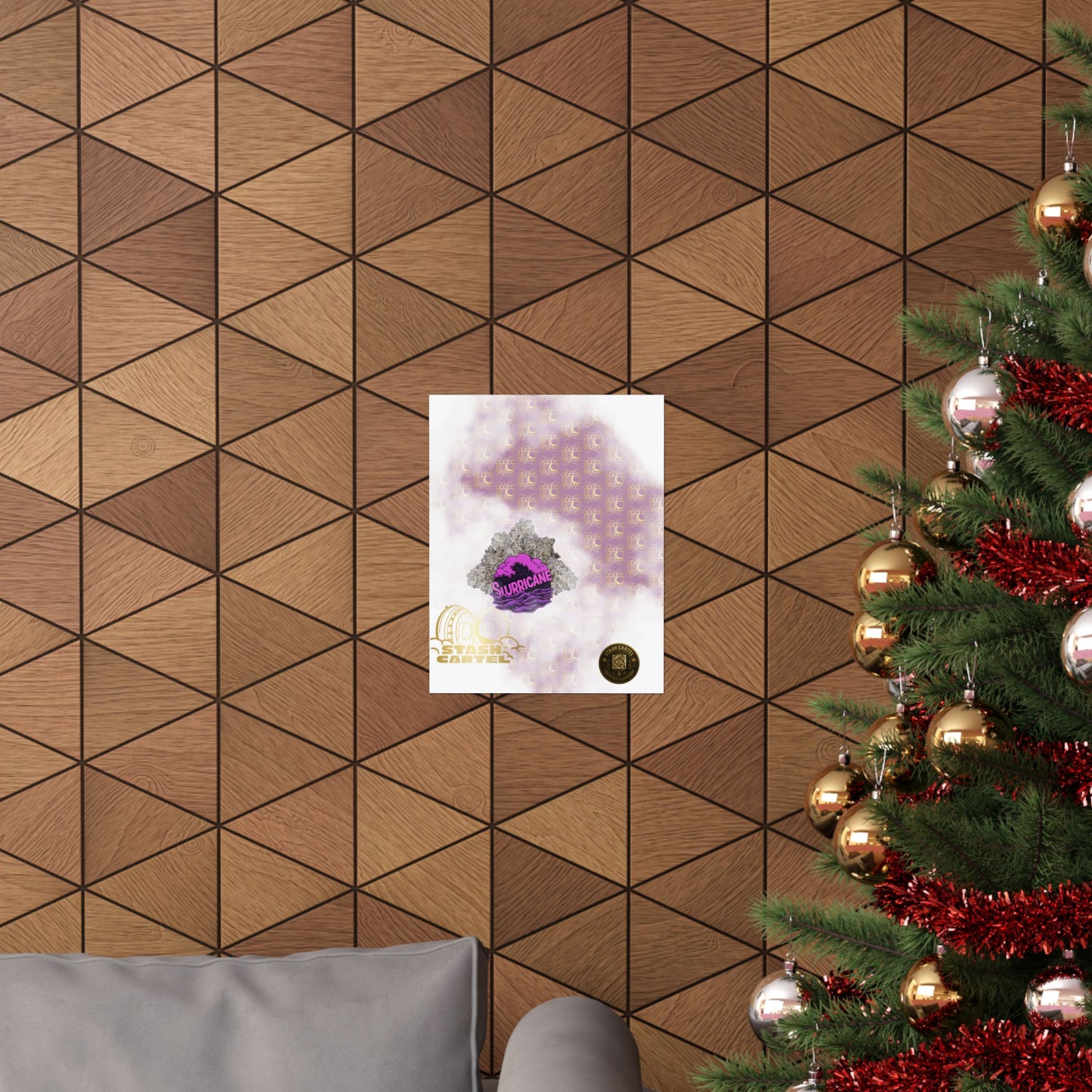 🌪️💜 Slurricane Poster – Indica Power Poster with Creamy Grape Terps