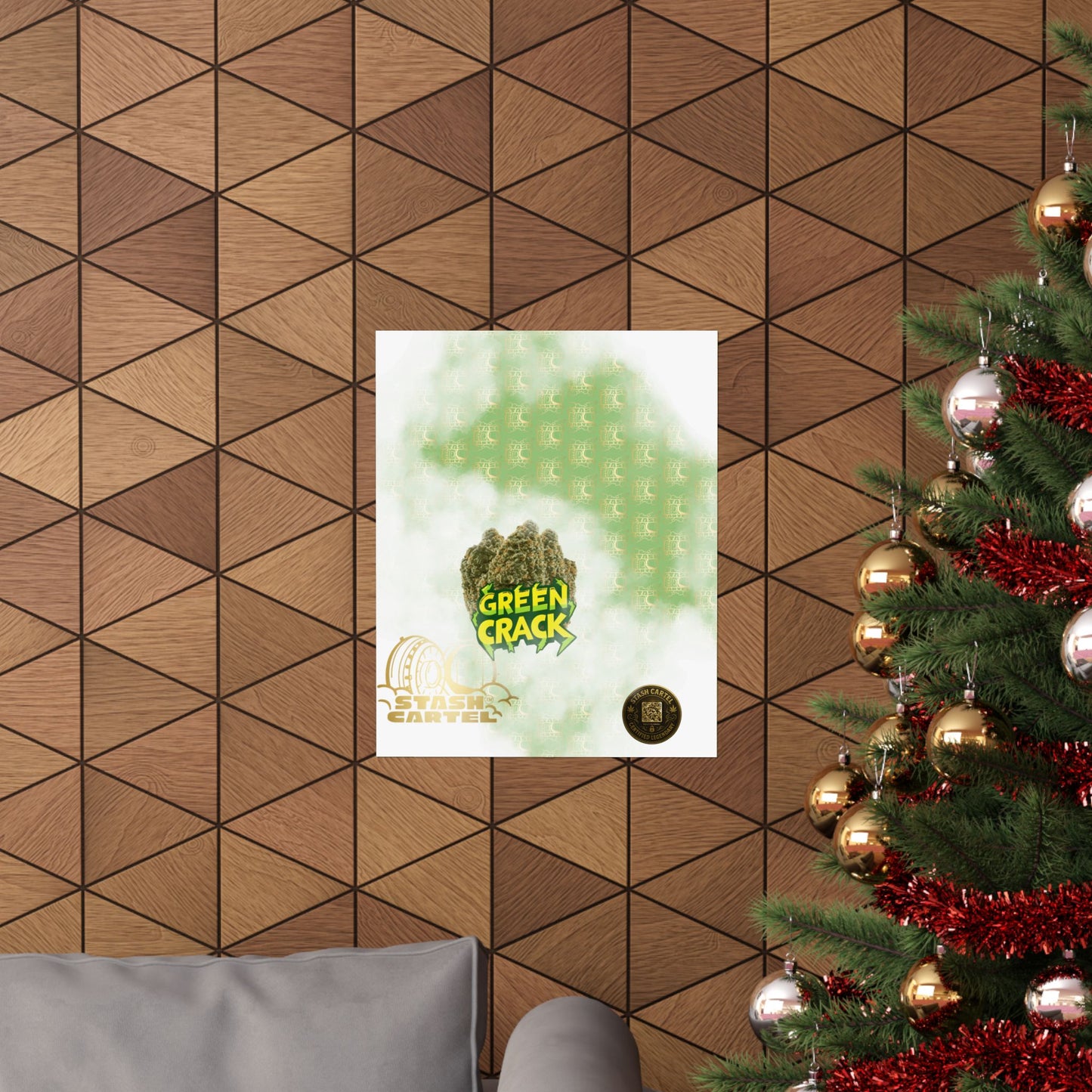 ⚡ "Green Crack" High-Energy Sativa Poster Print