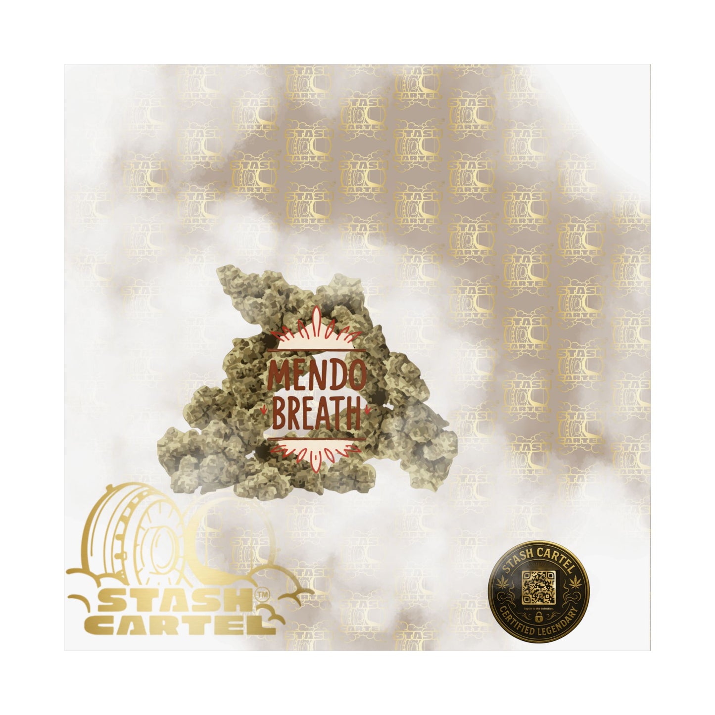 🌲💨 Mendo Breath Poster – Sweet Gas Wall Art with NorCal Indica Power