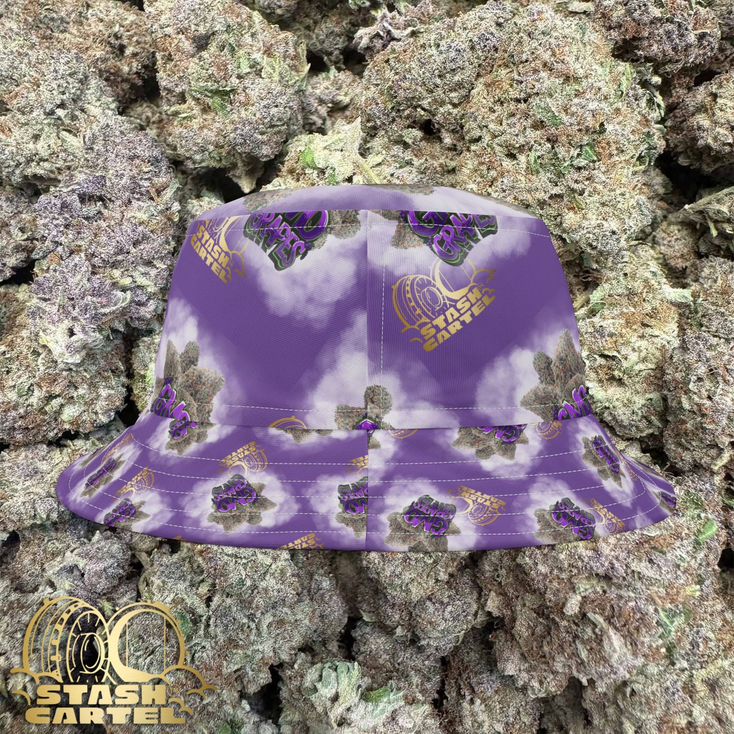 GMO Grapes Bucket Hat – Grape Gas Inspired Streetwear with Bold Flavor