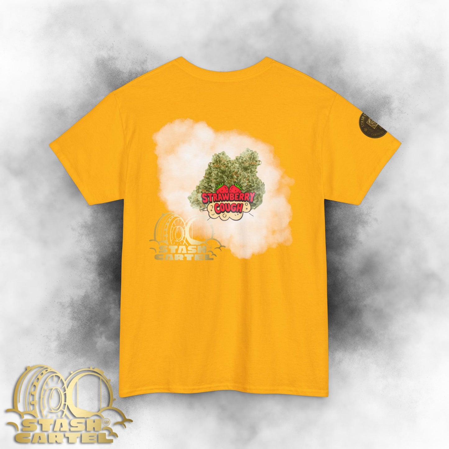 Strawberry Cough Tee – Sweet Smoke Euphoria Unisex Heavy Cotton Tee