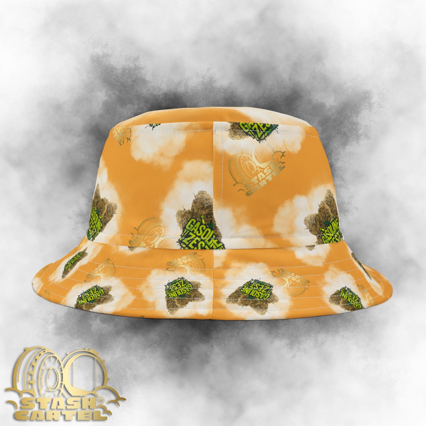 Gasoline Zest Bucket Hat – Citrus Burn with Full Throttle Flavor