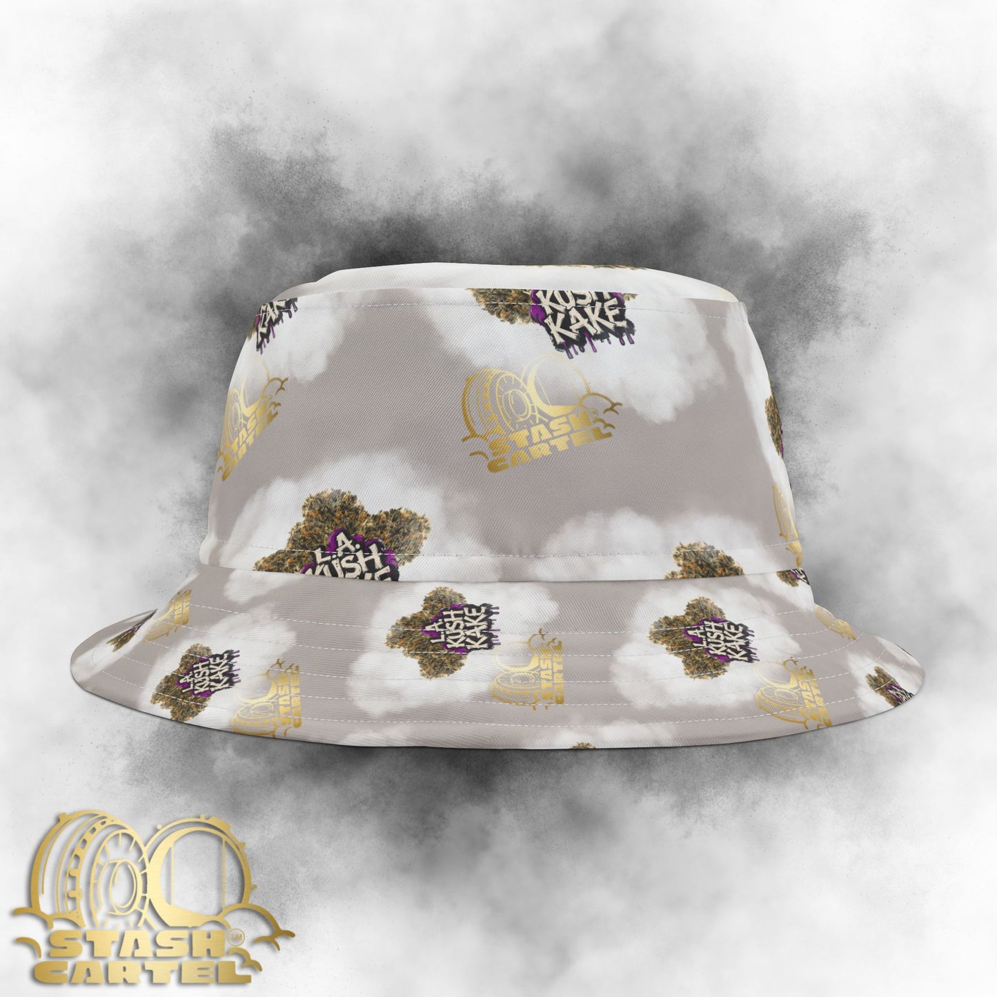 LA Kush Cake Bucket Hat – Iced-Out OG Drip with Creamy Calm