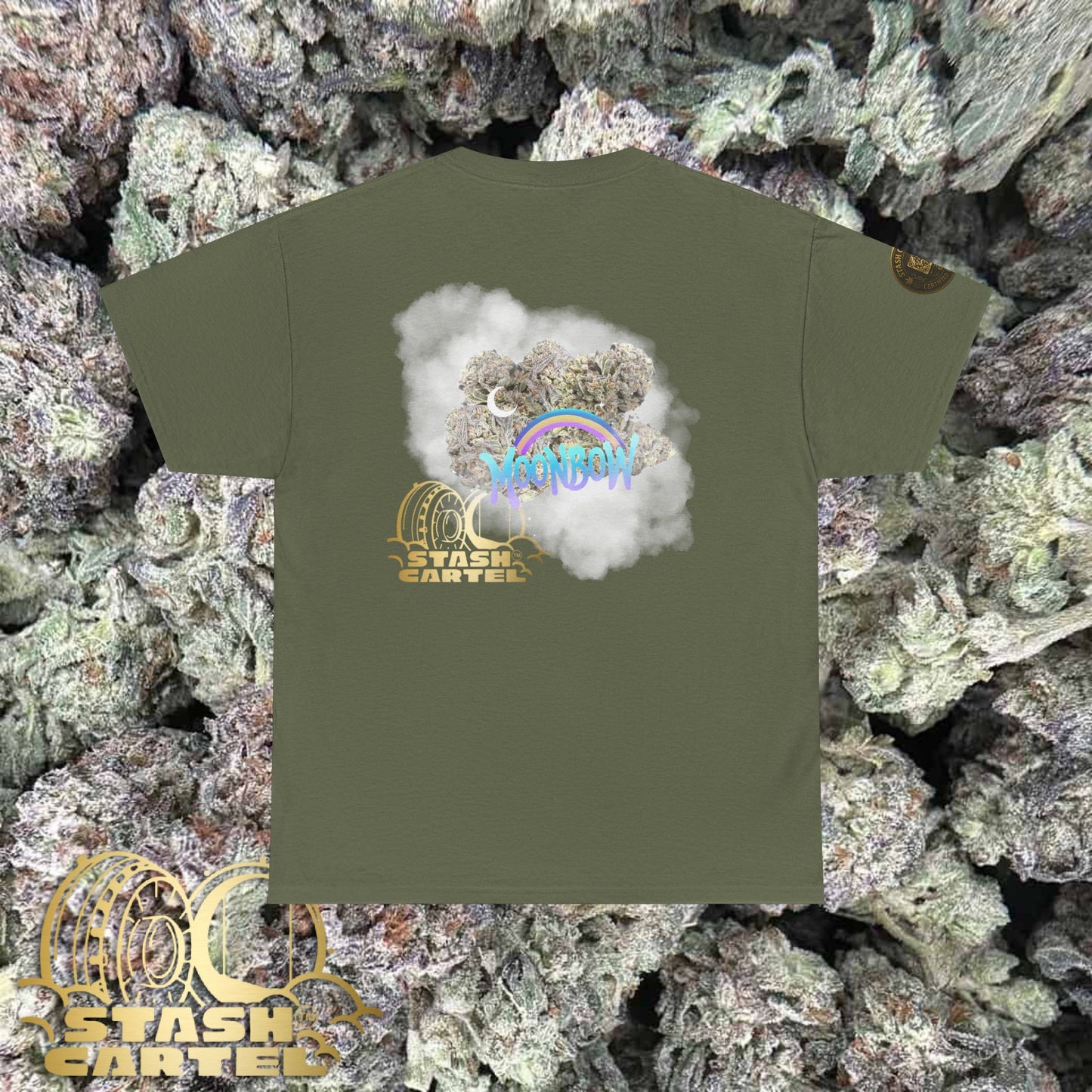 Moonbow Tee – Rainbow Resin Loudwear Unisex Cotton Tee