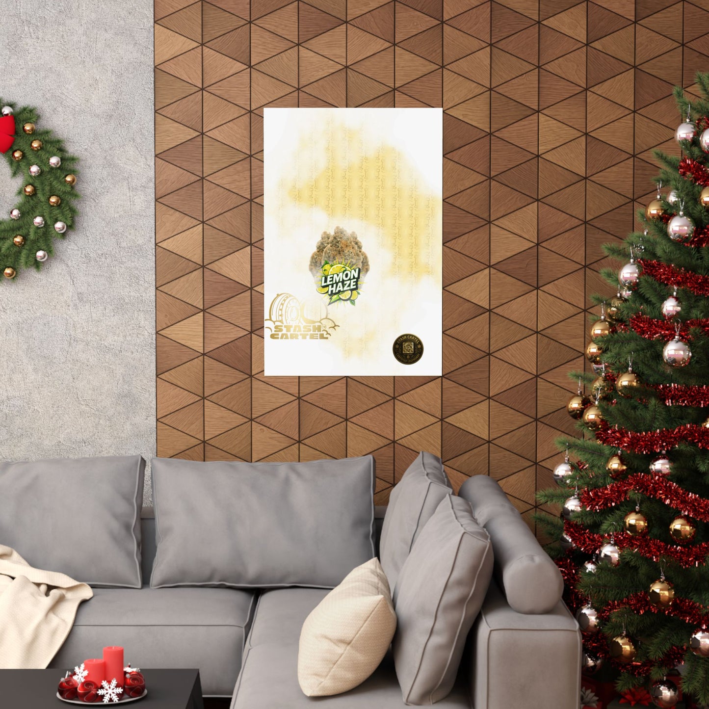☀️🍋 Lemon Haze Poster – Bright Citrus Sativa Poster for Focus & Clarity
