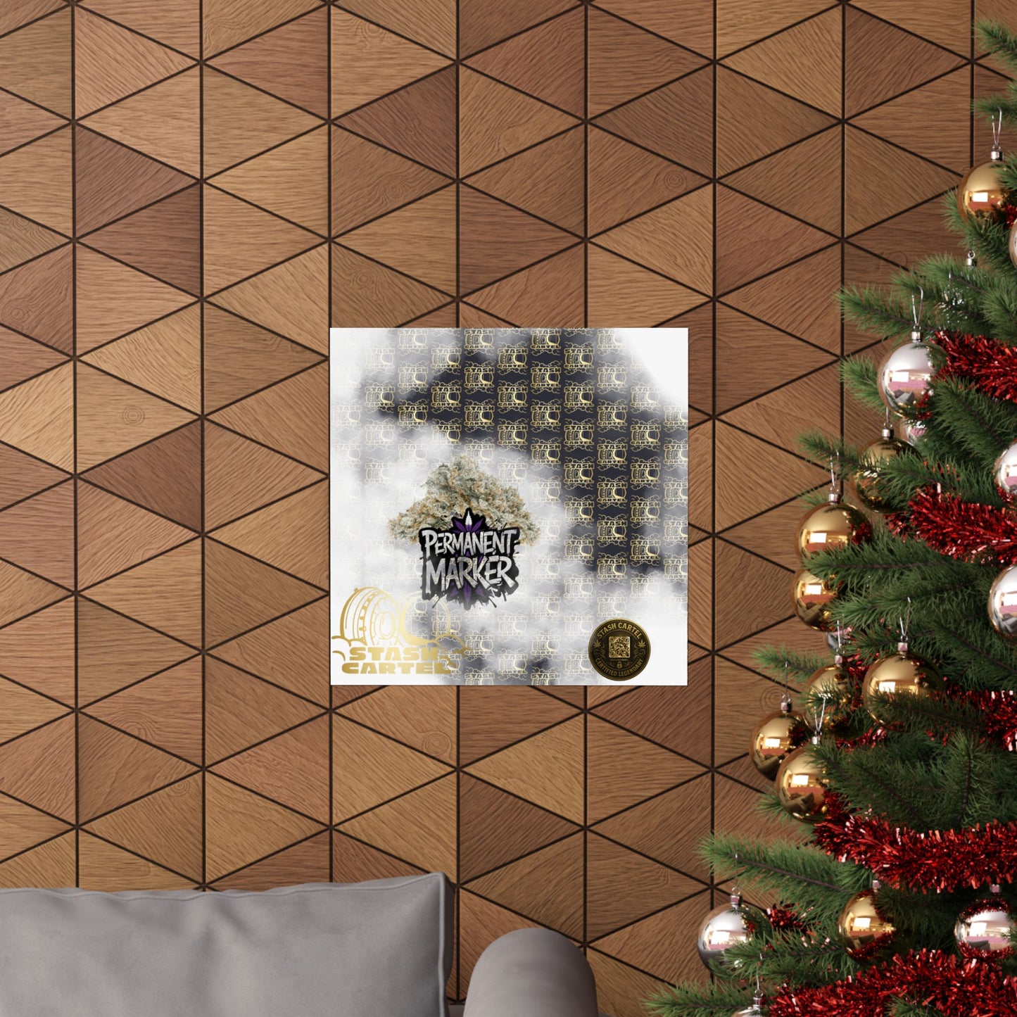 🖊️💥 Permanent Marker Poster – Loud Hybrid Wall Print with Candy Gas & Funk