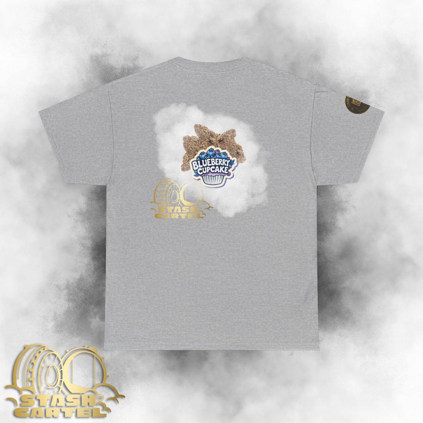 Blueberry Cupcake Tee – Baked Berry Bliss Unisex Heavy Cotton Tee