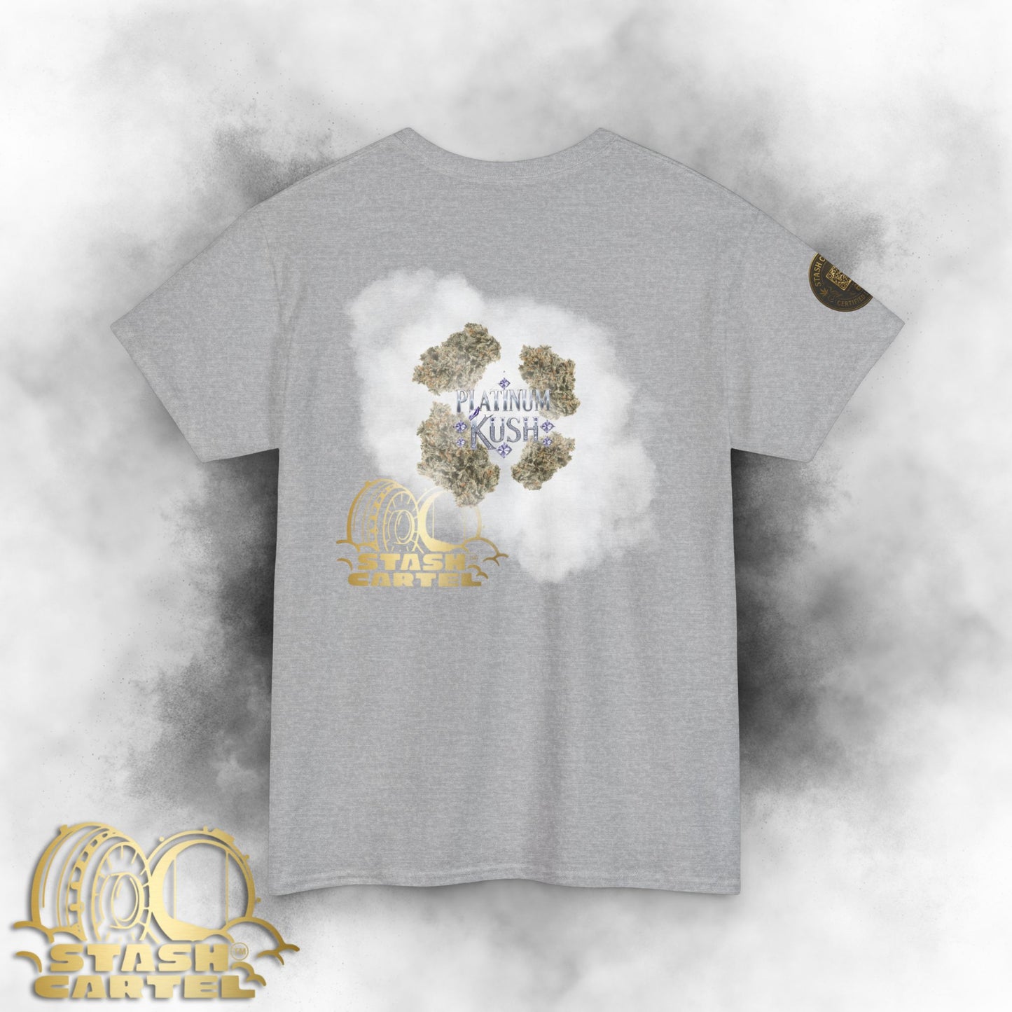 Platinum Kush Tee – Frosty Nightcap Gas Unisex Heavy Cotton Tee