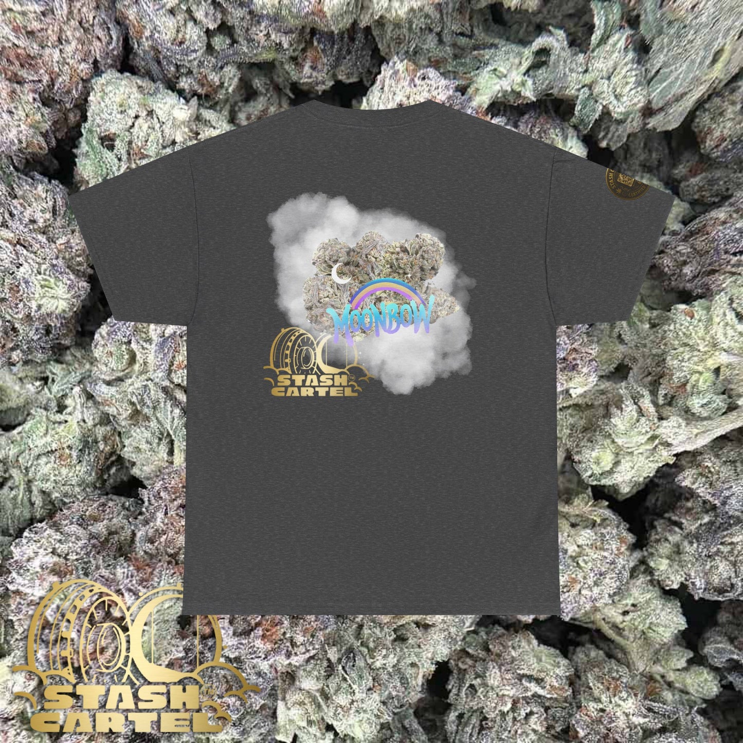 Moonbow Tee – Rainbow Resin Loudwear Unisex Cotton Tee