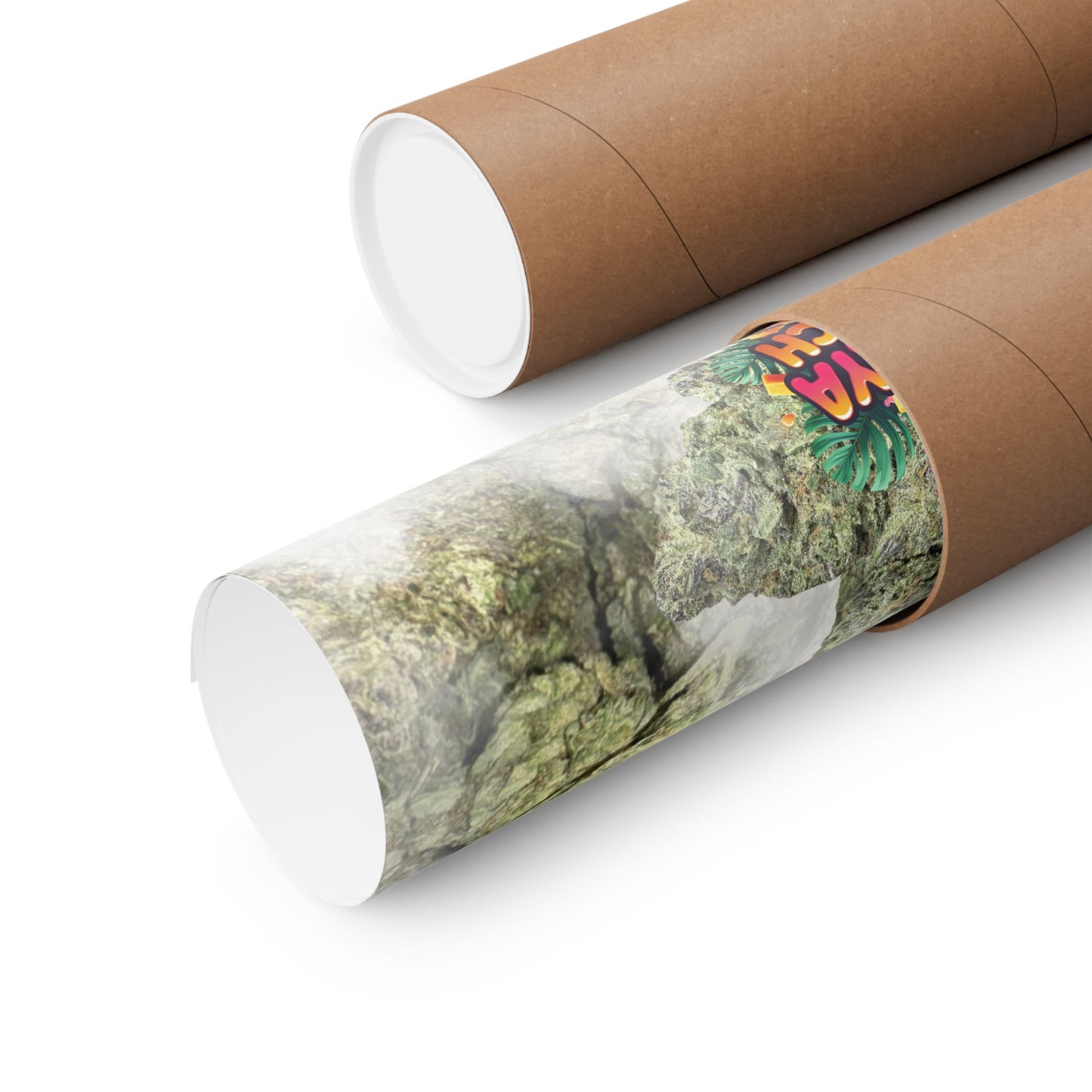 🍹🌺 Papaya Punch Poster – Sunset Indica Poster for Chill & Flavor