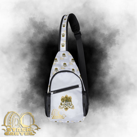 White Widow Stash Bag – Frosted Fire with Classic Bite