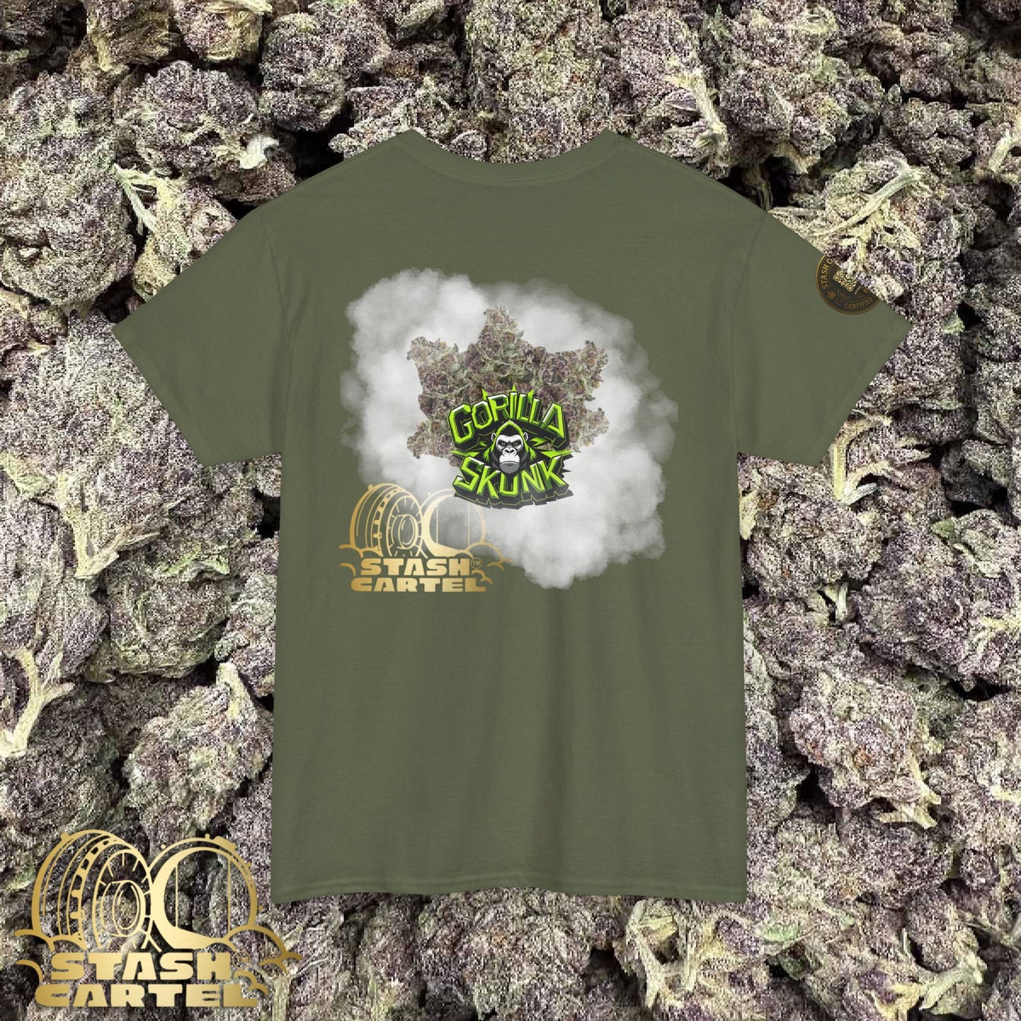 Gorilla Skunk Tee – Primal Funk Meets Classic Skunk Unisex Heavy Cotton Tee