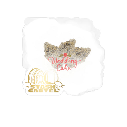 Wedding Cake Transparent Outdoor Sticker – Stoner Art Collectible