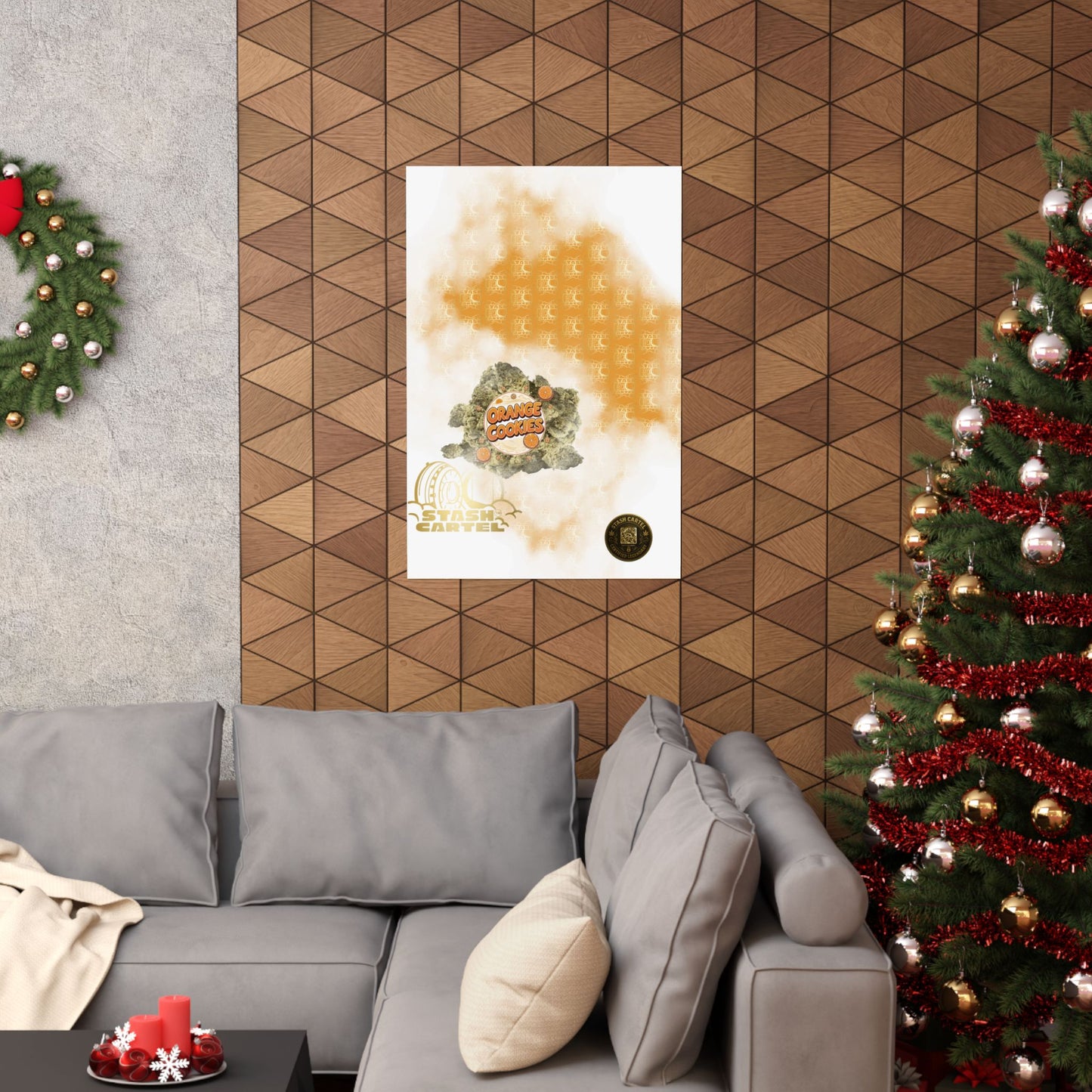 🍊🍪 Orange Cookies Poster – Zesty Cookie Gas Hybrid Poster with Citrus Burst