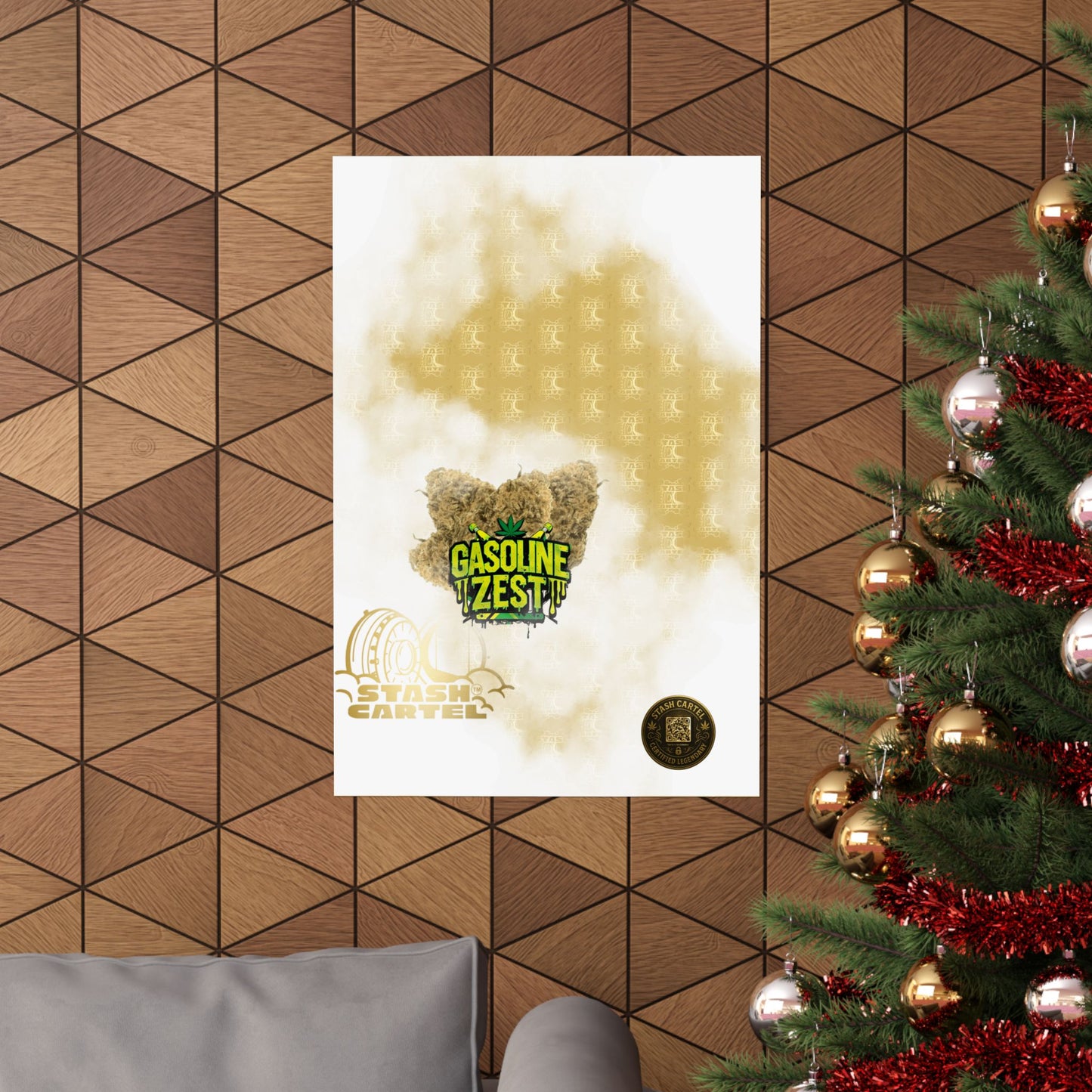 ⛽🍋 Gasoline Zest Poster – Zesty Diesel Hybrid Wall Art with Bold Flavor