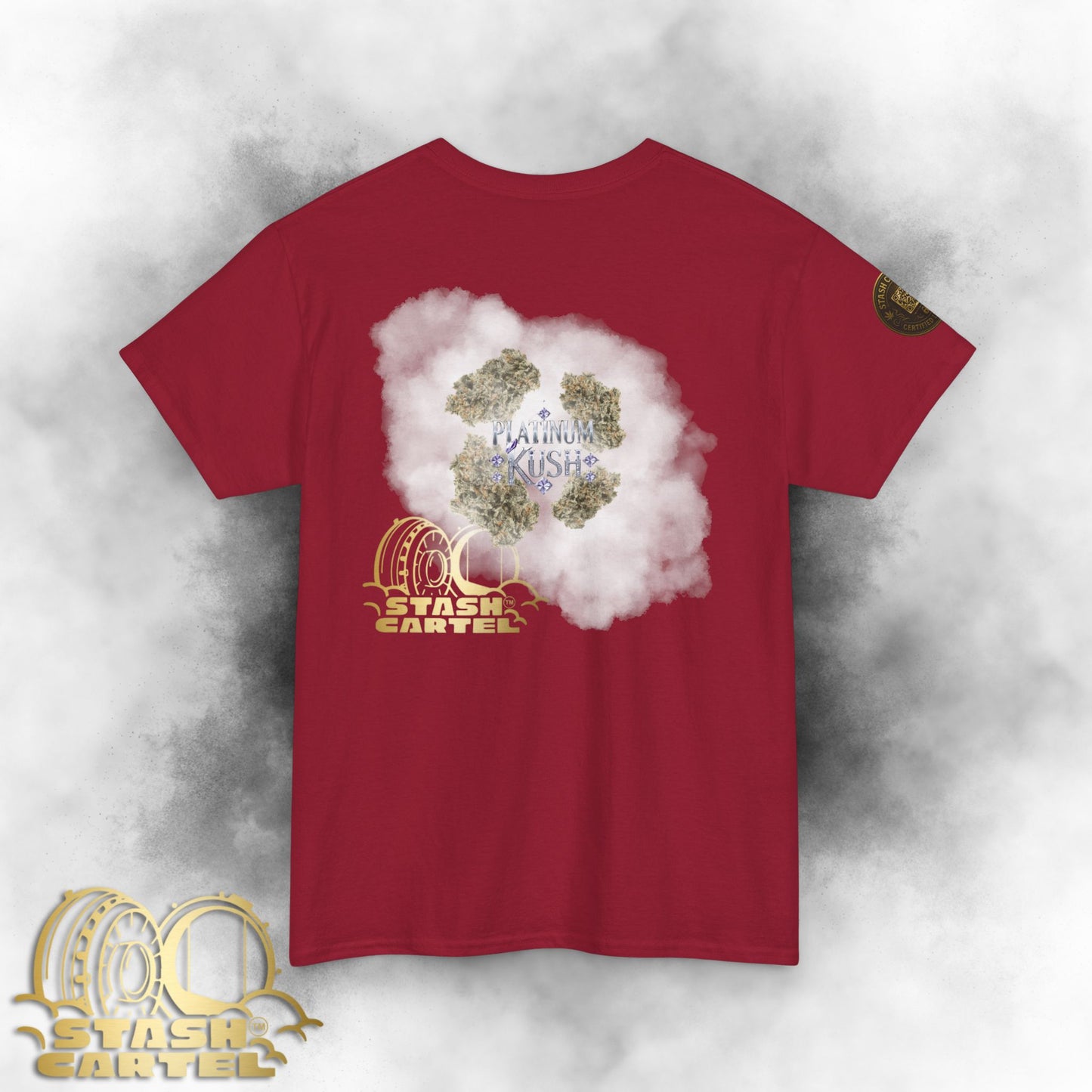 Platinum Kush Tee – Frosty Nightcap Gas Unisex Heavy Cotton Tee