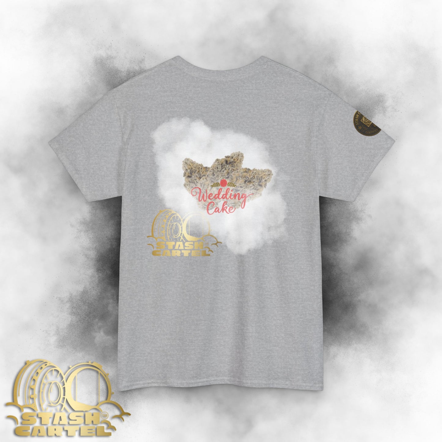Wedding Cake Tee – Dessert Gas Drip Unisex Heavy Cotton Tee
