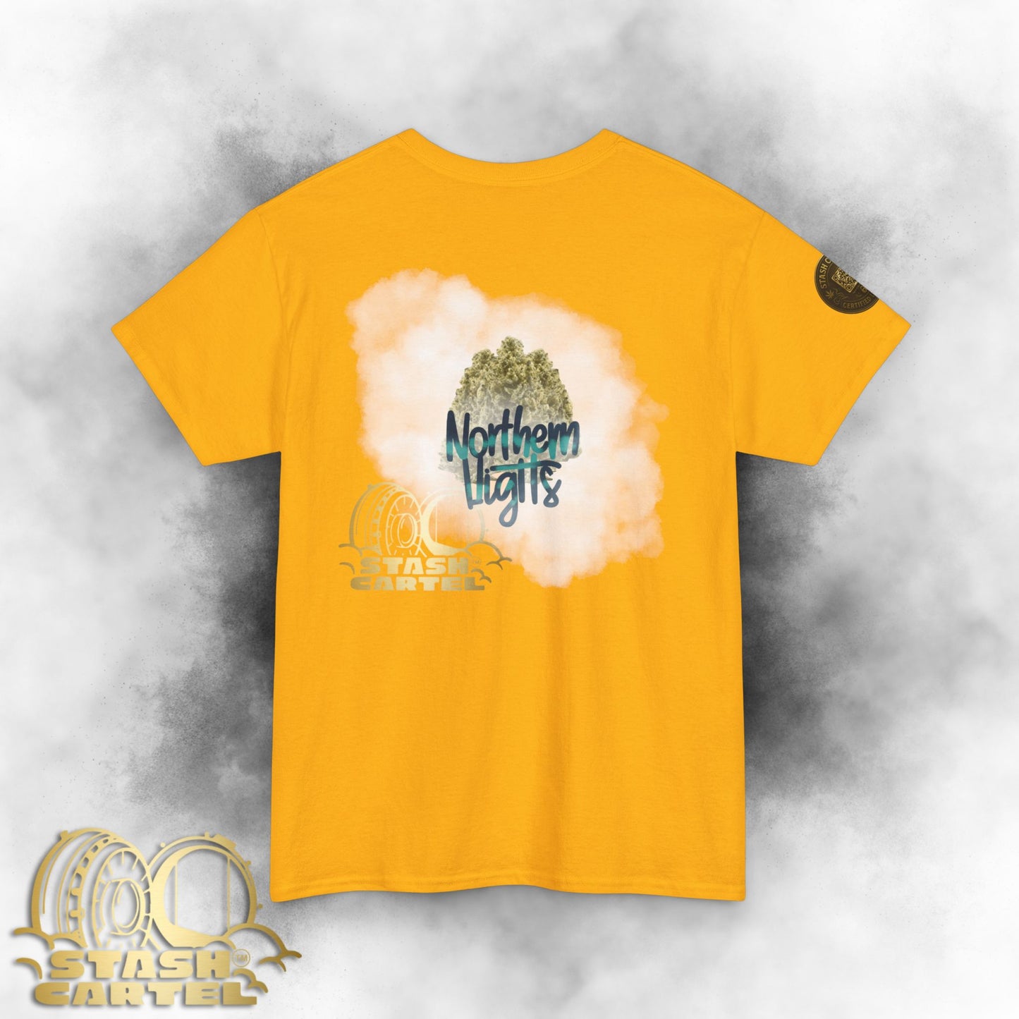 Northern Lights Tee – Indica Night Sky Classic Unisex Heavy Cotton Tee