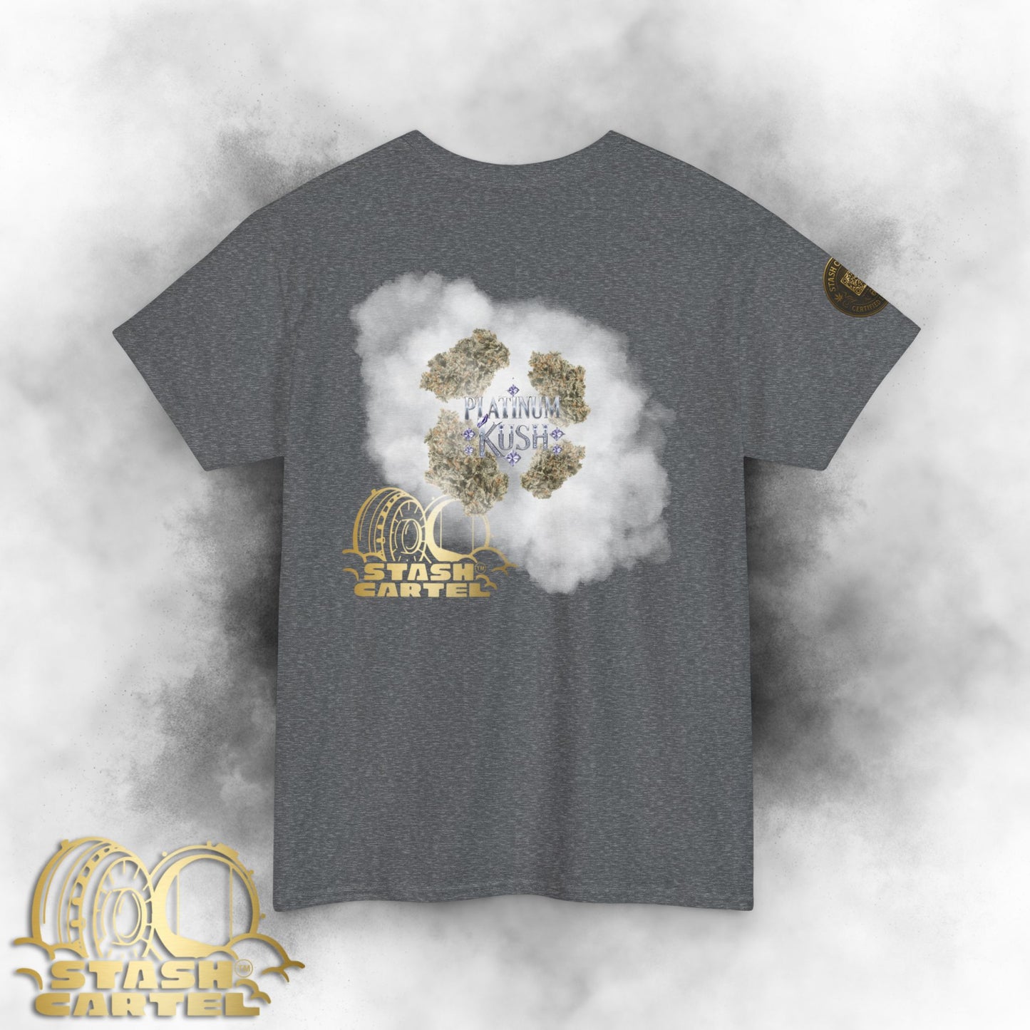 Platinum Kush Tee – Frosty Nightcap Gas Unisex Heavy Cotton Tee