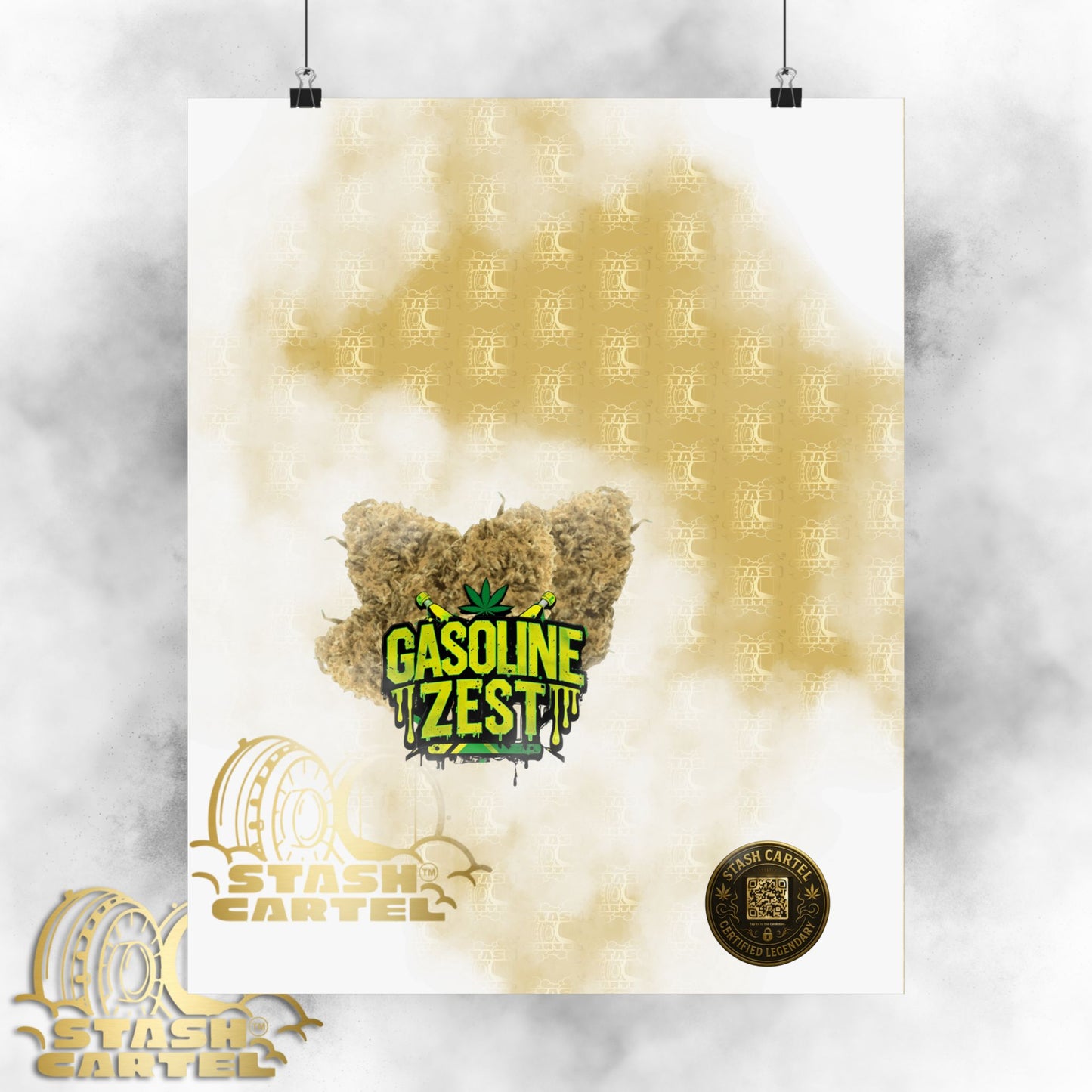 ⛽🍋 Gasoline Zest Poster – Zesty Diesel Hybrid Wall Art with Bold Flavor