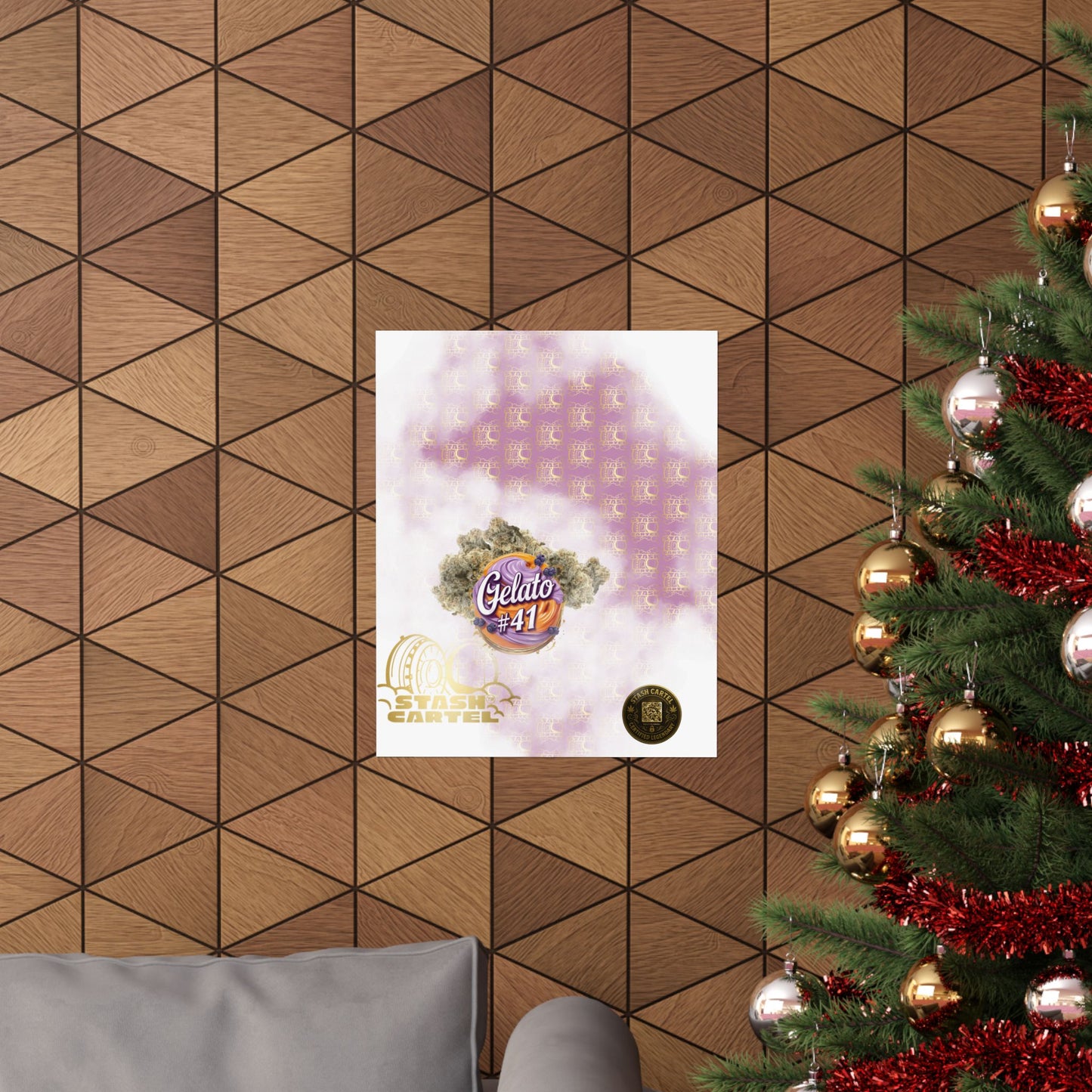 🍨👑 Gelato #41 Poster – Premium Hybrid Wall Art with Dessert Gas