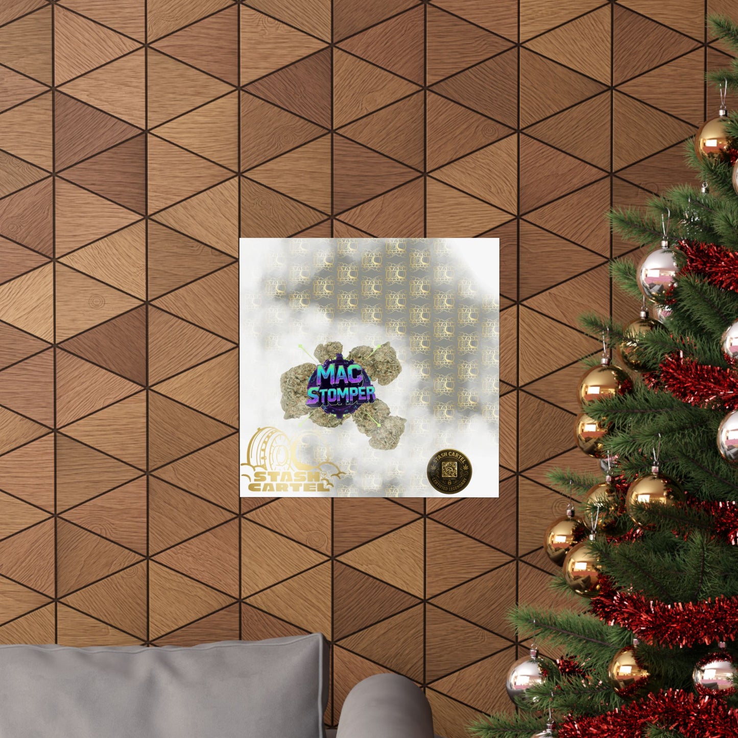 👟🪐 MAC Stomper Poster – Potent Hybrid with Creamy Gas & Cosmic Body High