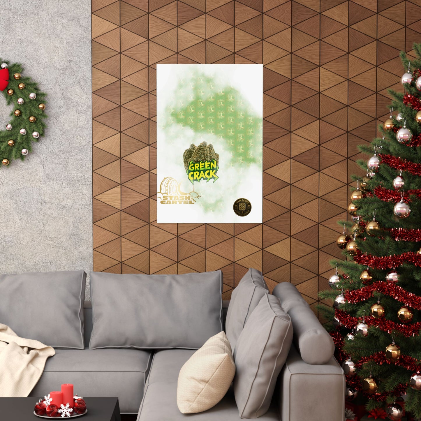 ⚡ "Green Crack" High-Energy Sativa Poster Print
