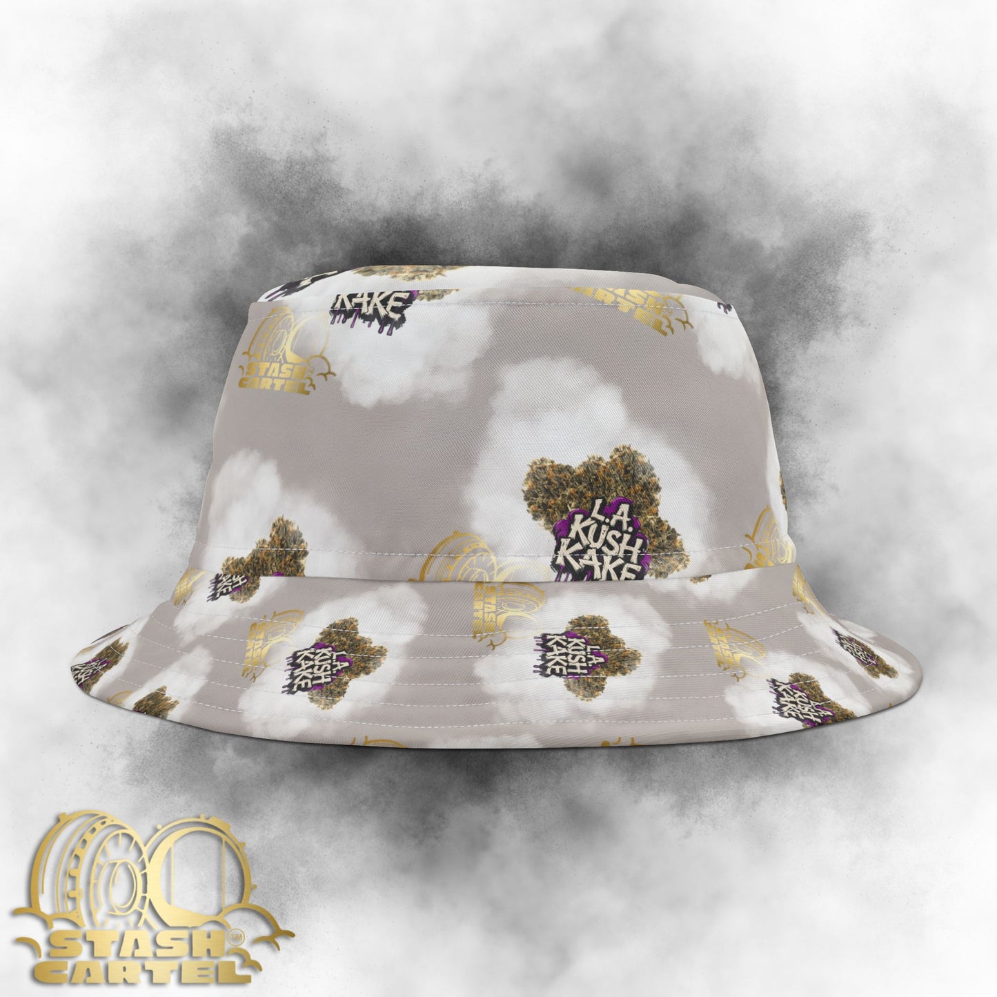 LA Kush Cake Bucket Hat – Iced-Out OG Drip with Creamy Calm