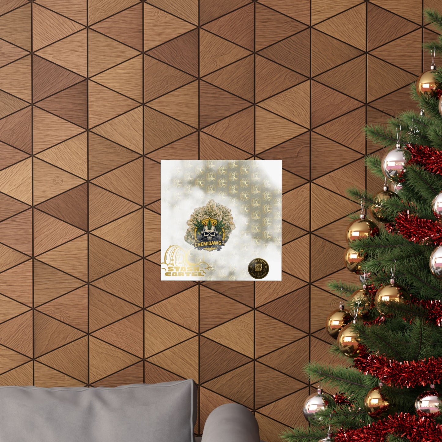 🧪⛽ Chemdawg Poster – Classic Gas Strain Wall Art with Heavy Hybrid Energy