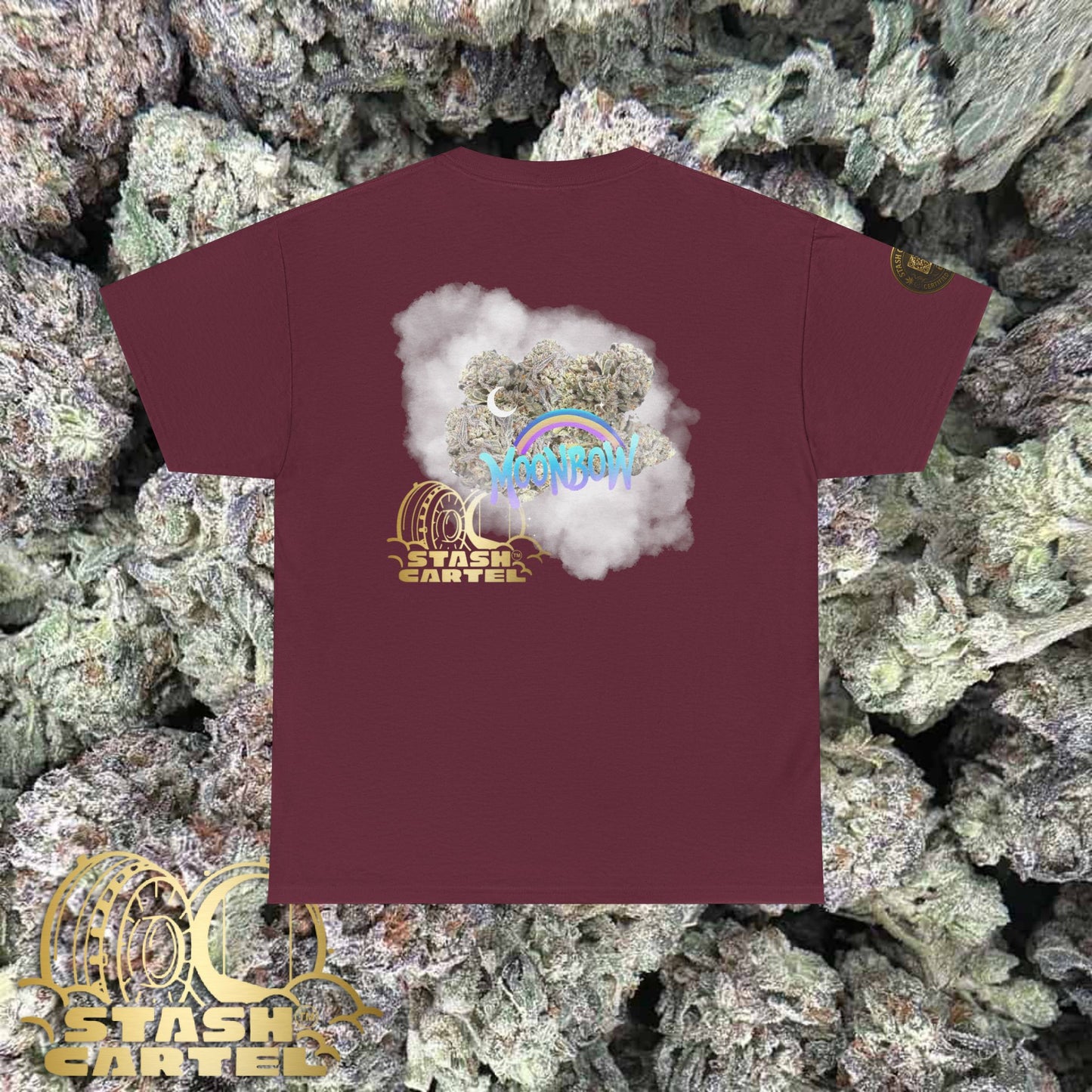 Moonbow Tee – Rainbow Resin Loudwear Unisex Cotton Tee
